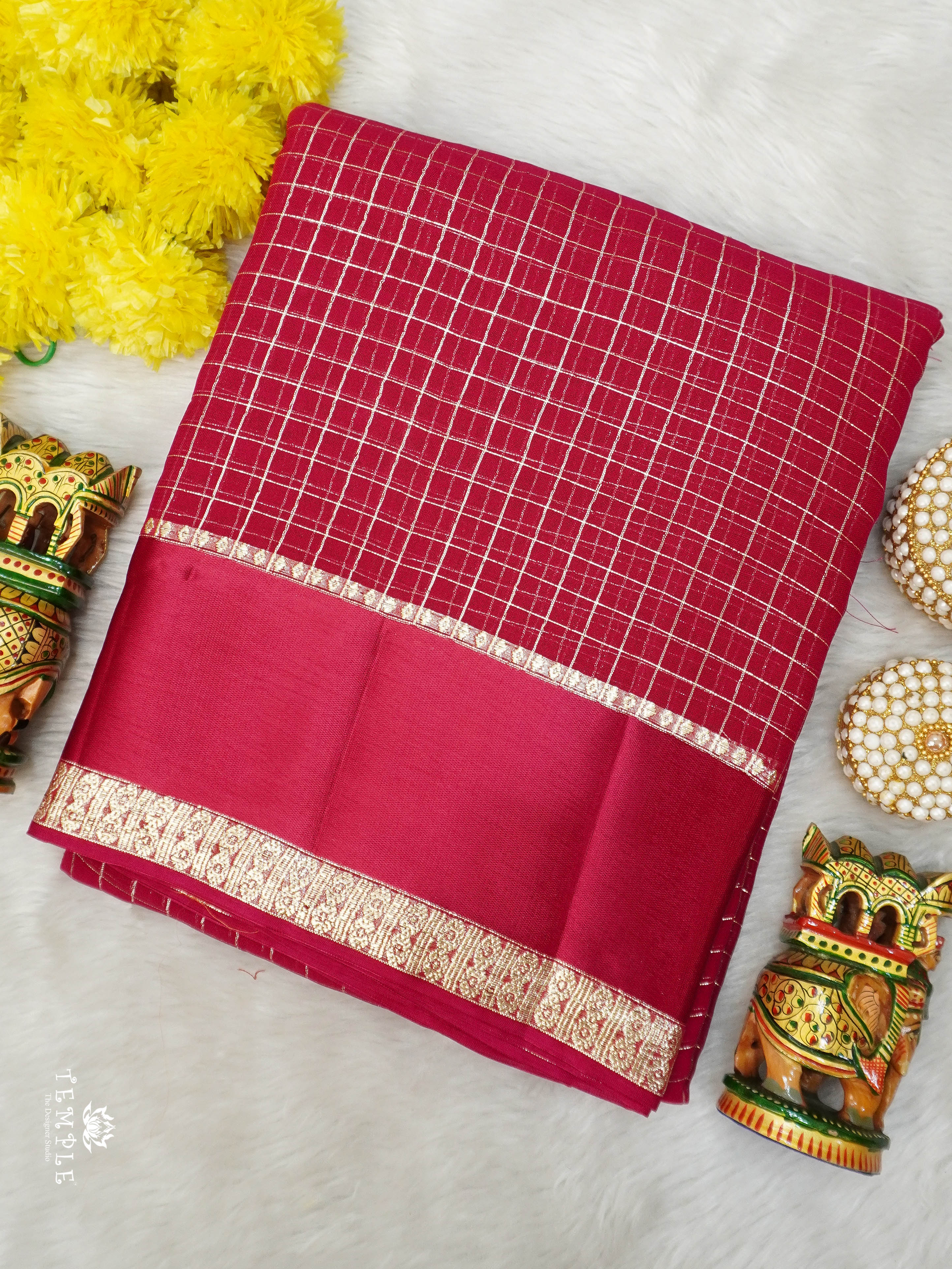 Viscose Georgetee Saree | TTDS3088