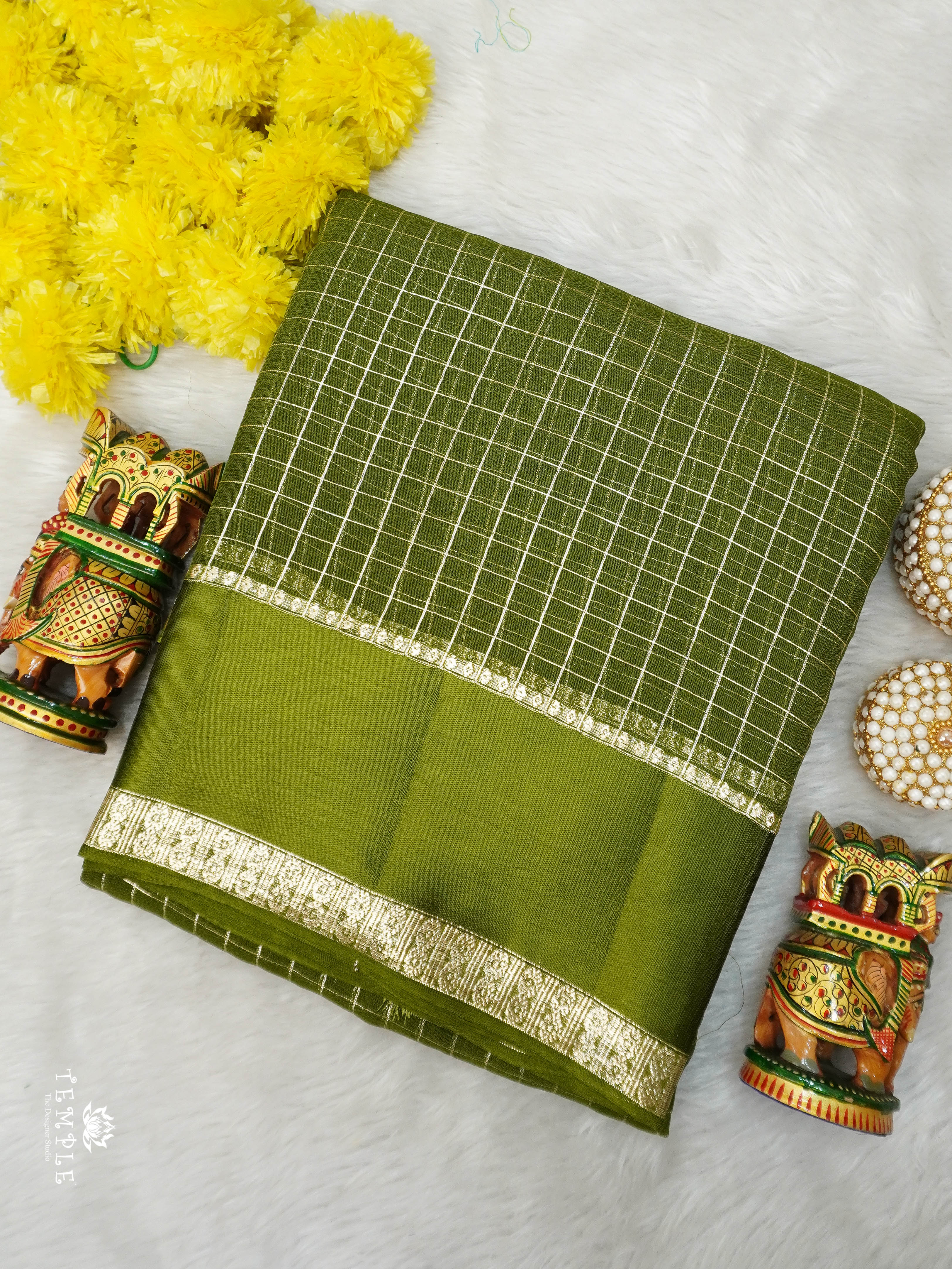 Viscose Georgetee Saree | TTDS3088