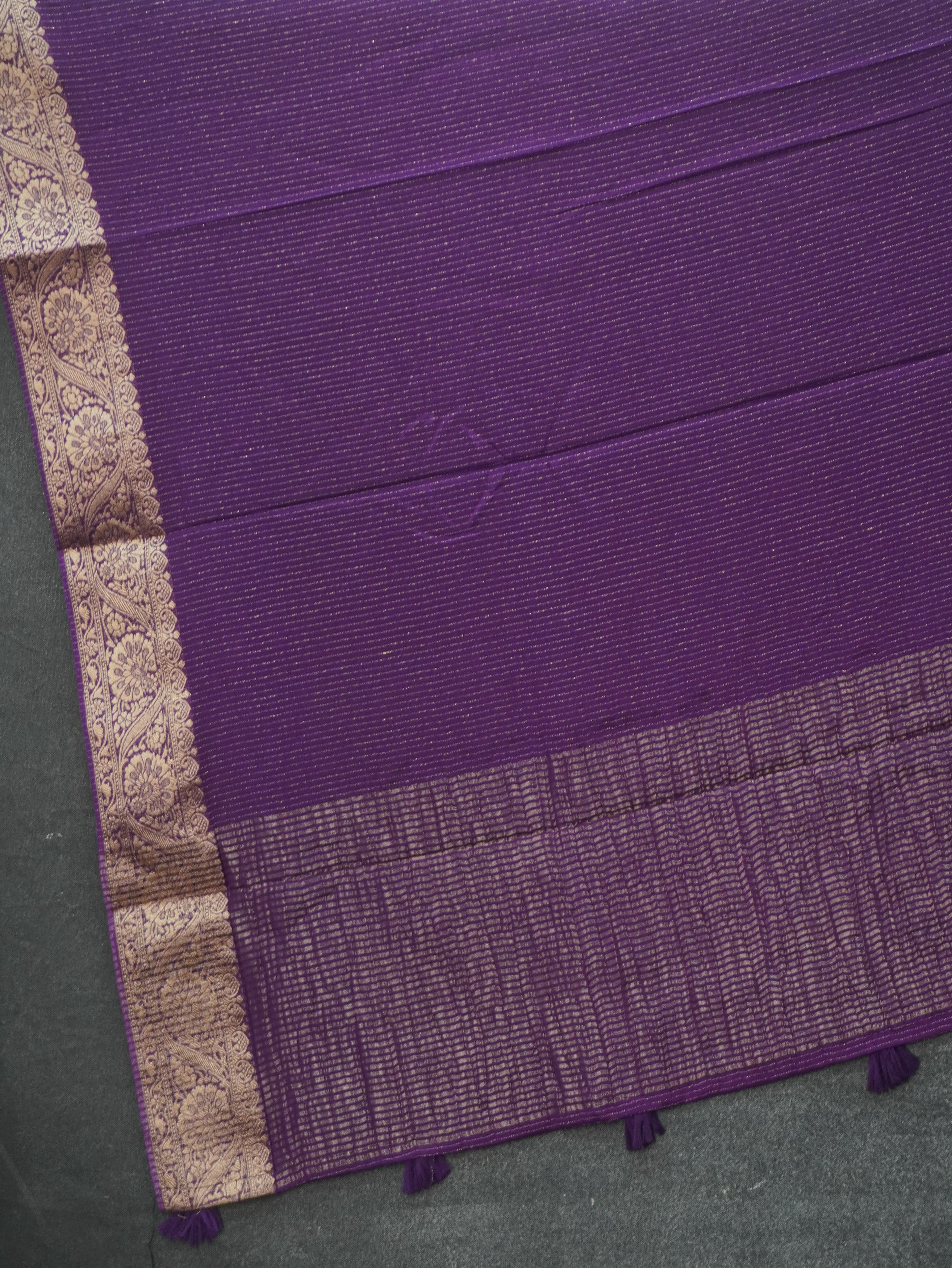 Viscose Georgette Saree With Vaira Oosi Pattern | TTDS3507