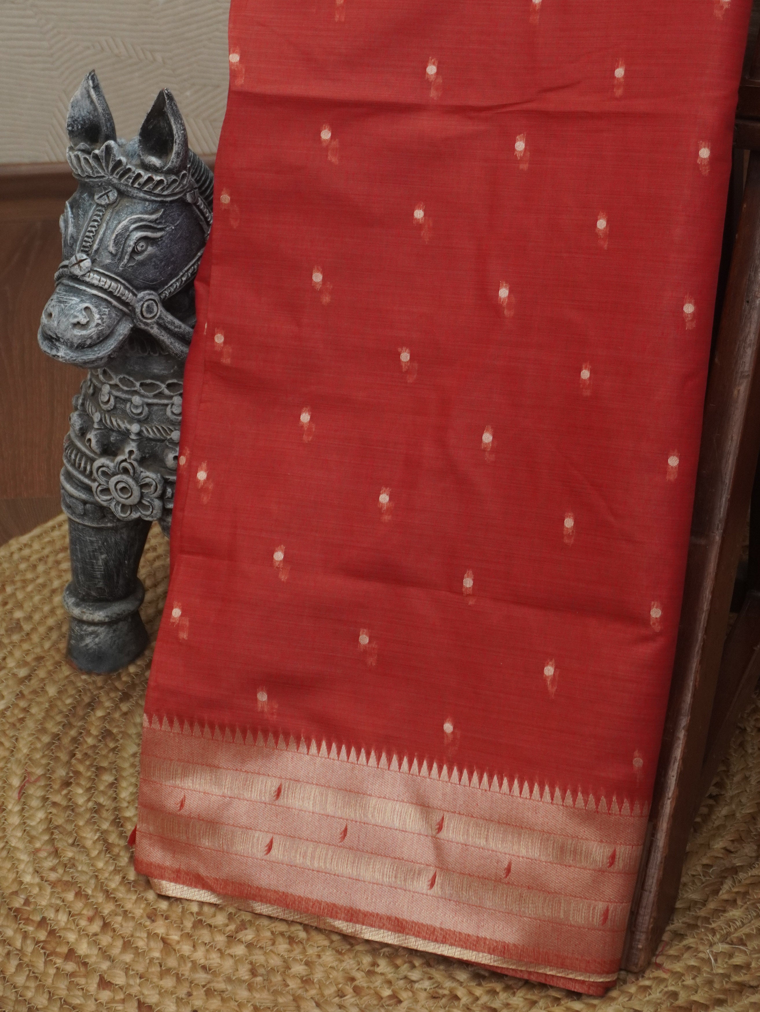 Chanderi Cotton Saree | TTDS3515