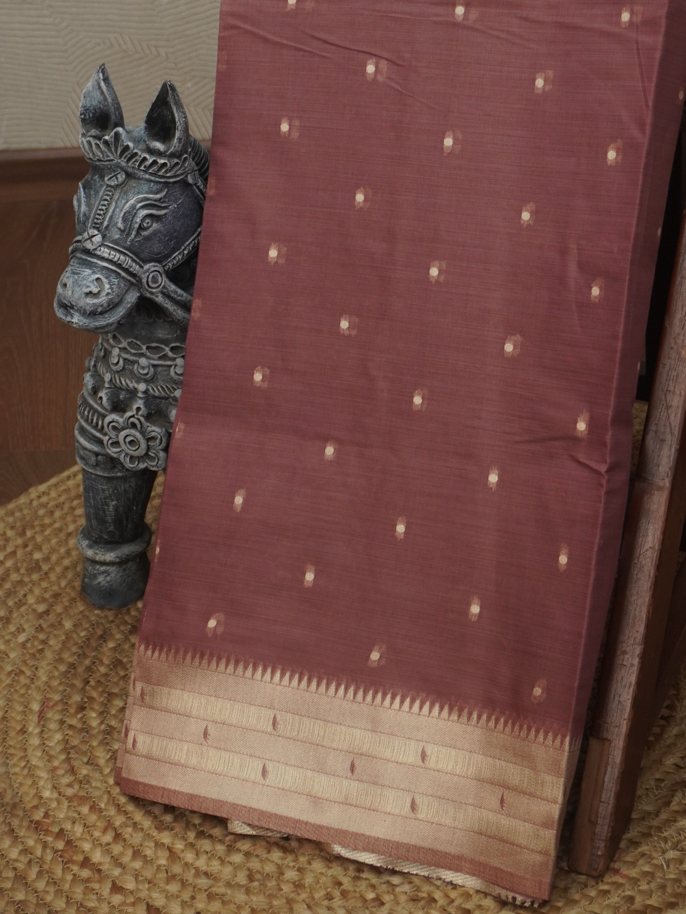 Chanderi Cotton Saree | TTDS3515