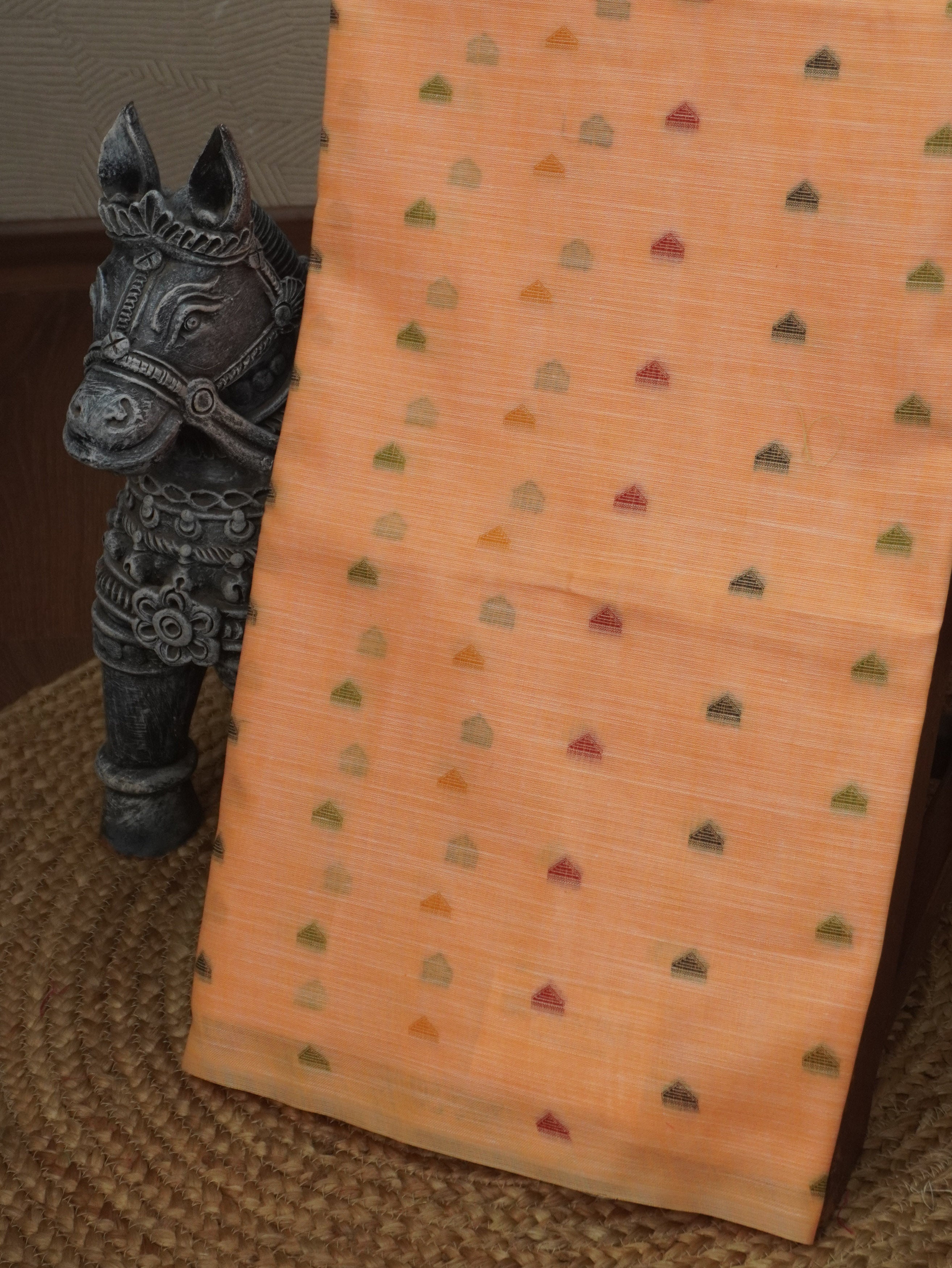 Linen Cotton Saree | TTDS3514