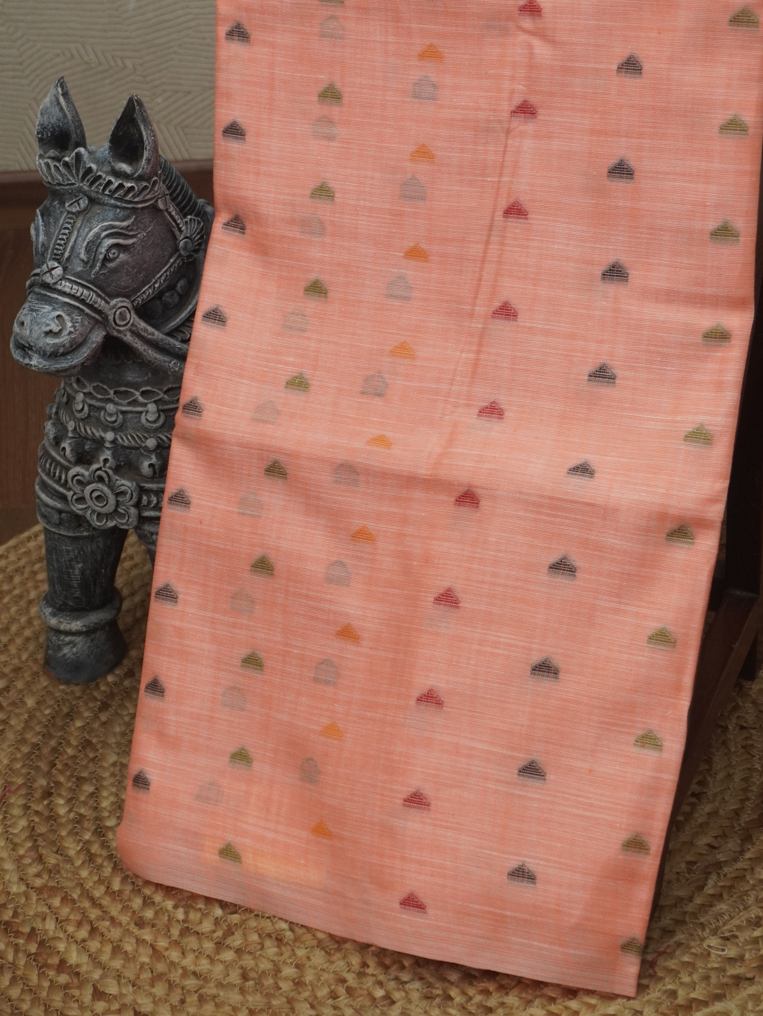 Linen Cotton Saree | TTDS3514