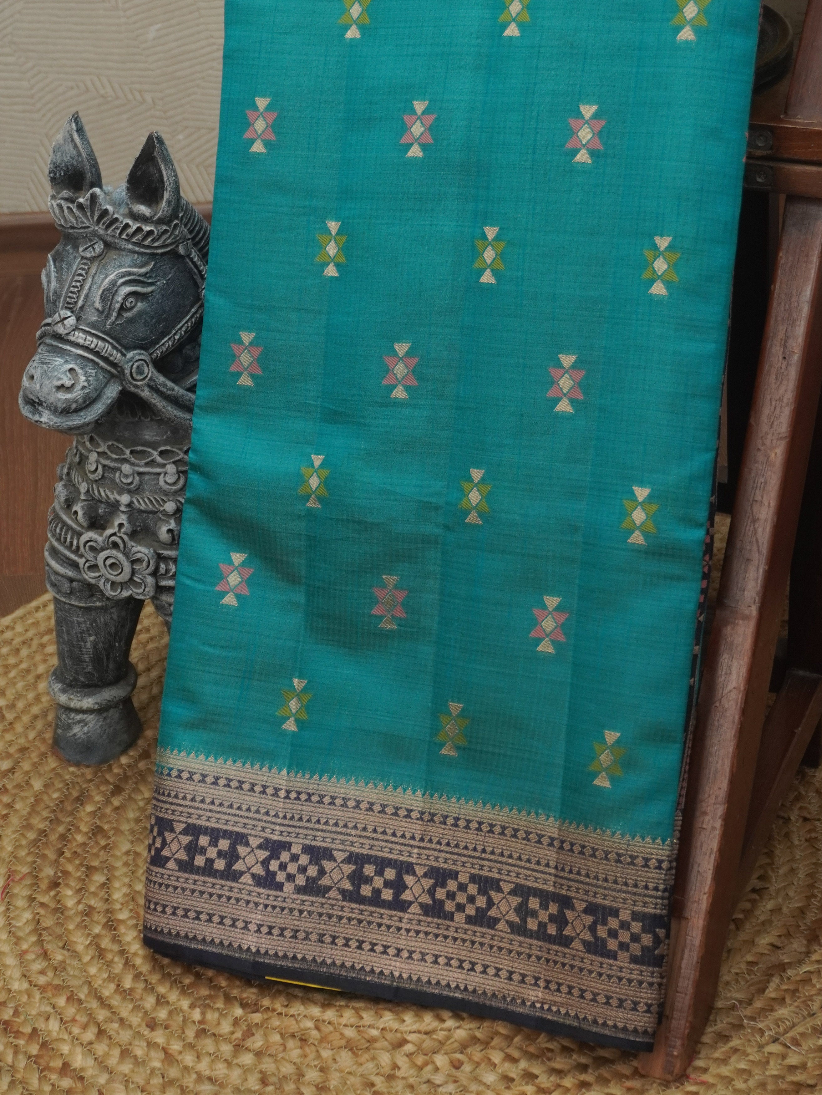 Semi Tussar Saree | TTDS3518