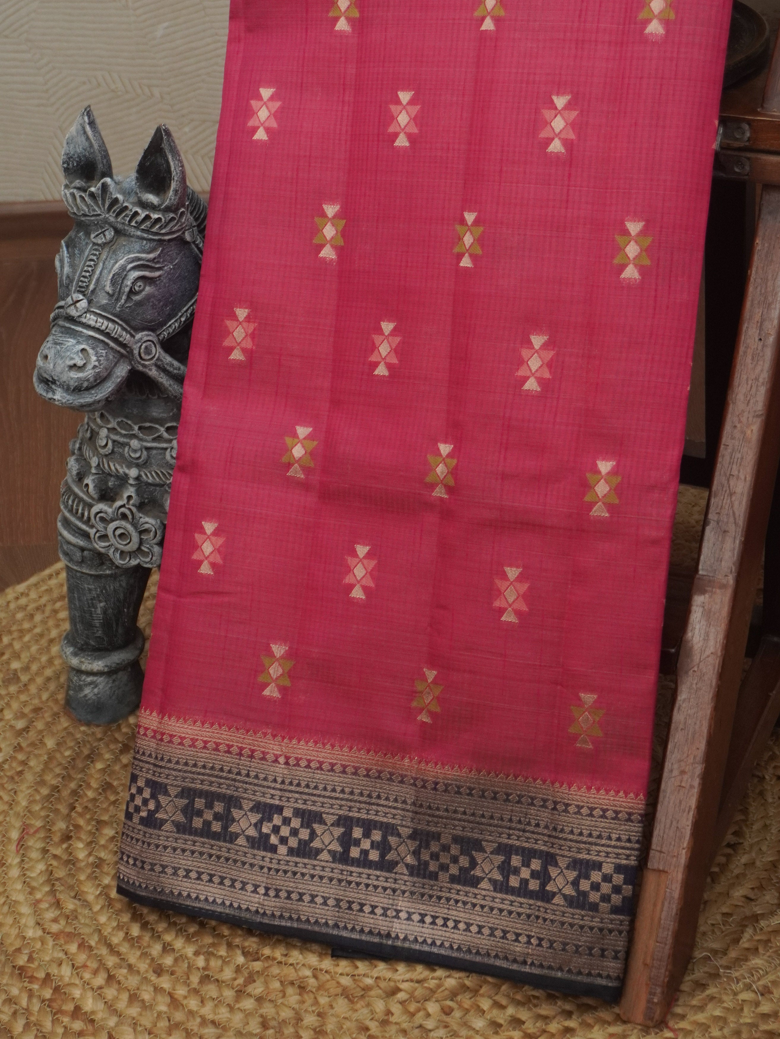 Semi Tussar Saree | TTDS3518