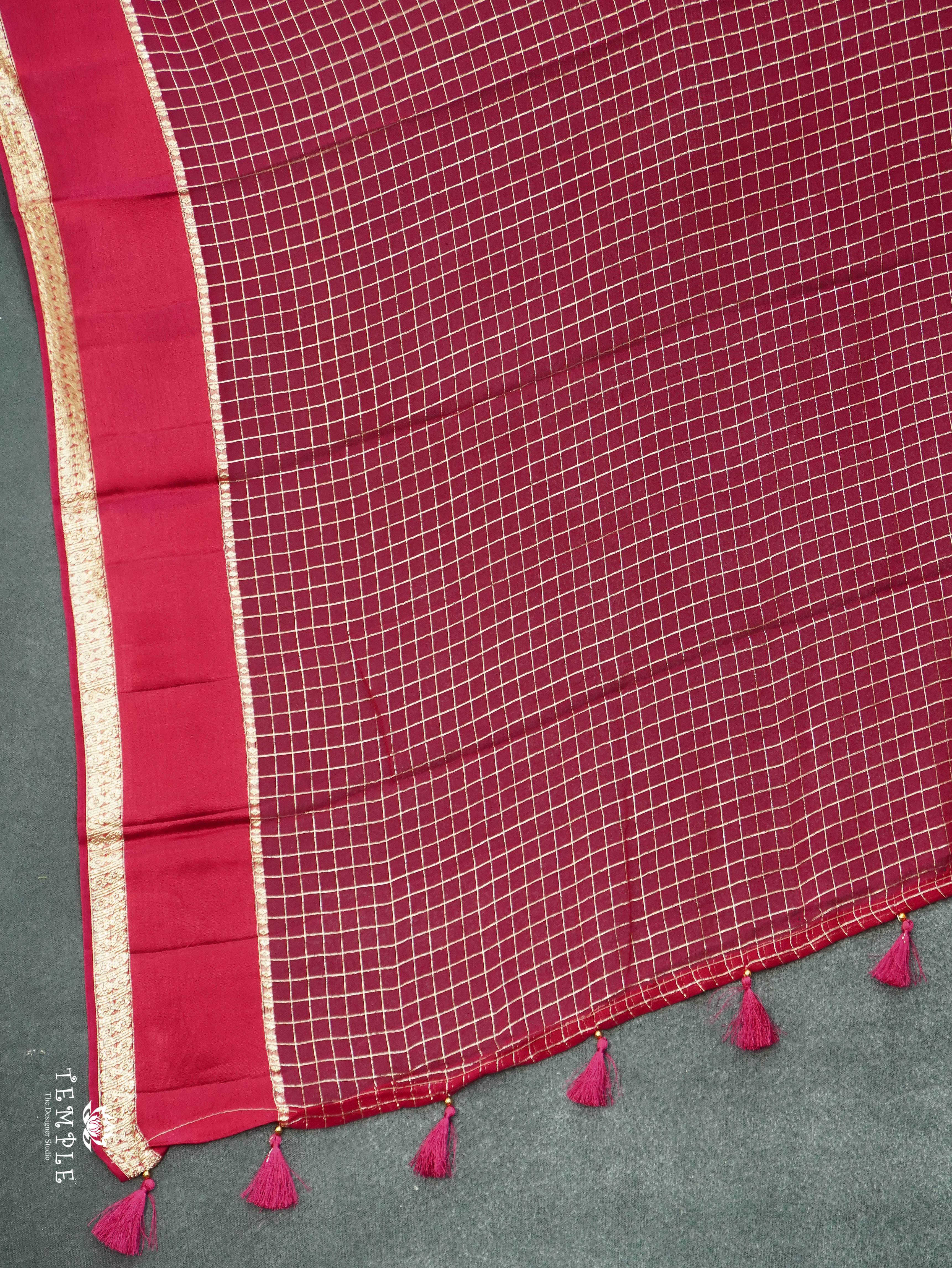 Viscose Georgetee Saree | TTDS3088