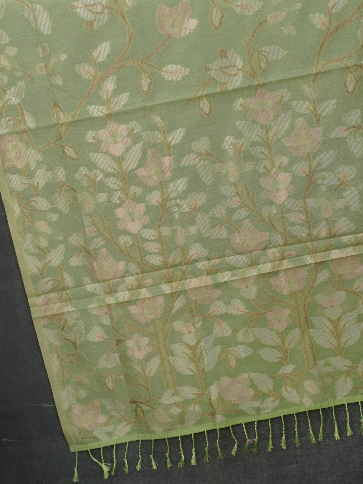 Chanderi Silk Cotton Saree | TTDS3517