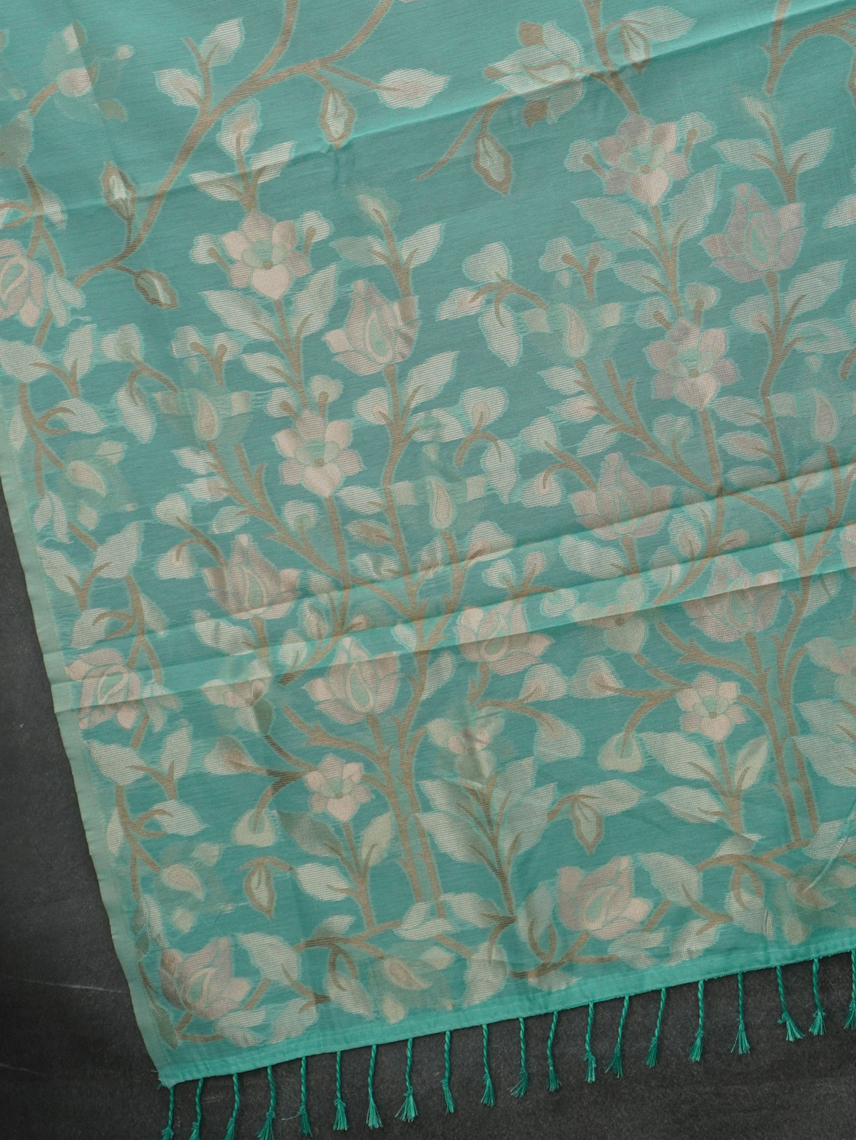 Chanderi Silk Cotton Saree | TTDS3517