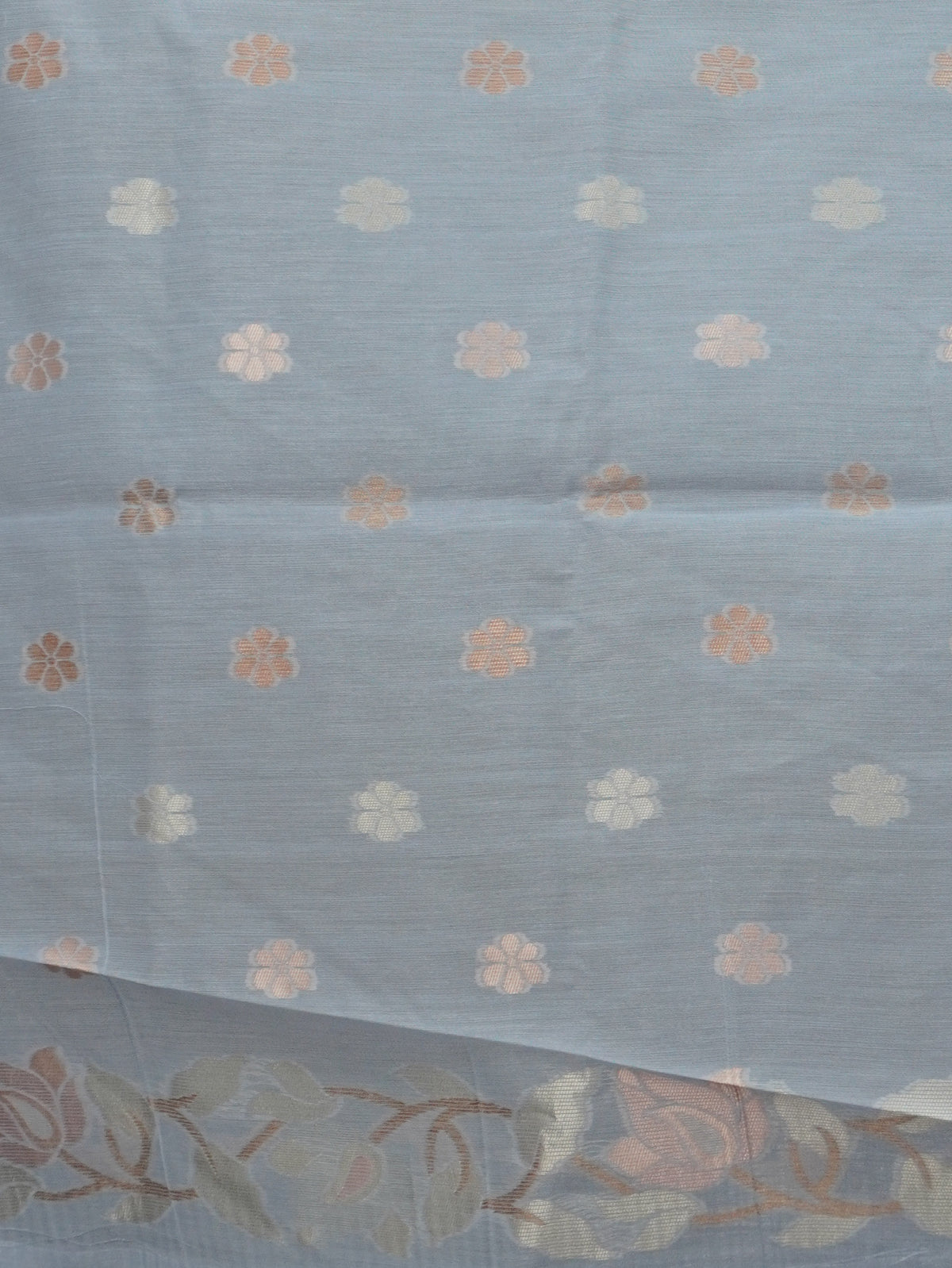 Chanderi Silk Cotton Saree | TTDS3517