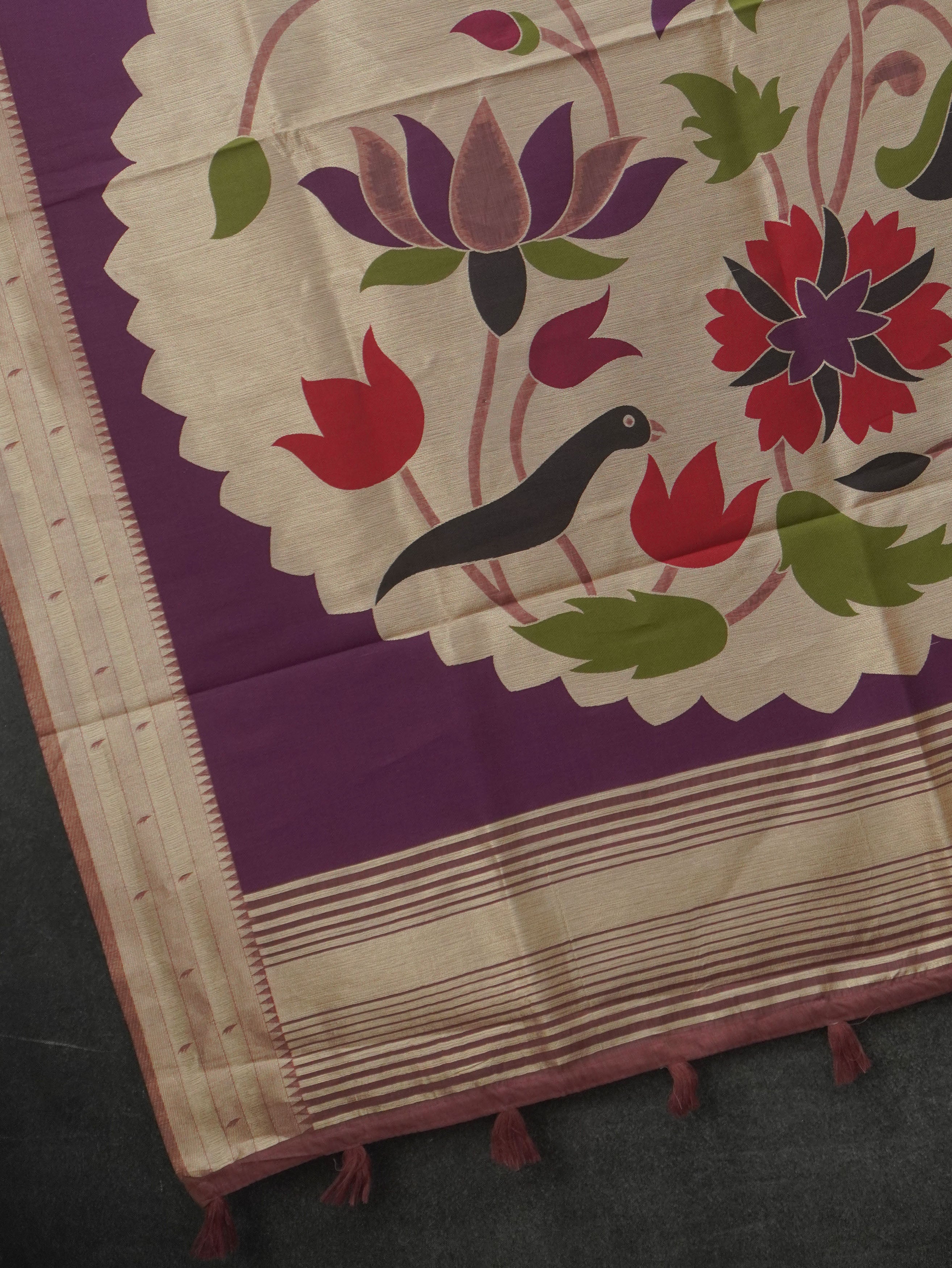 Chanderi Cotton Saree | TTDS3515