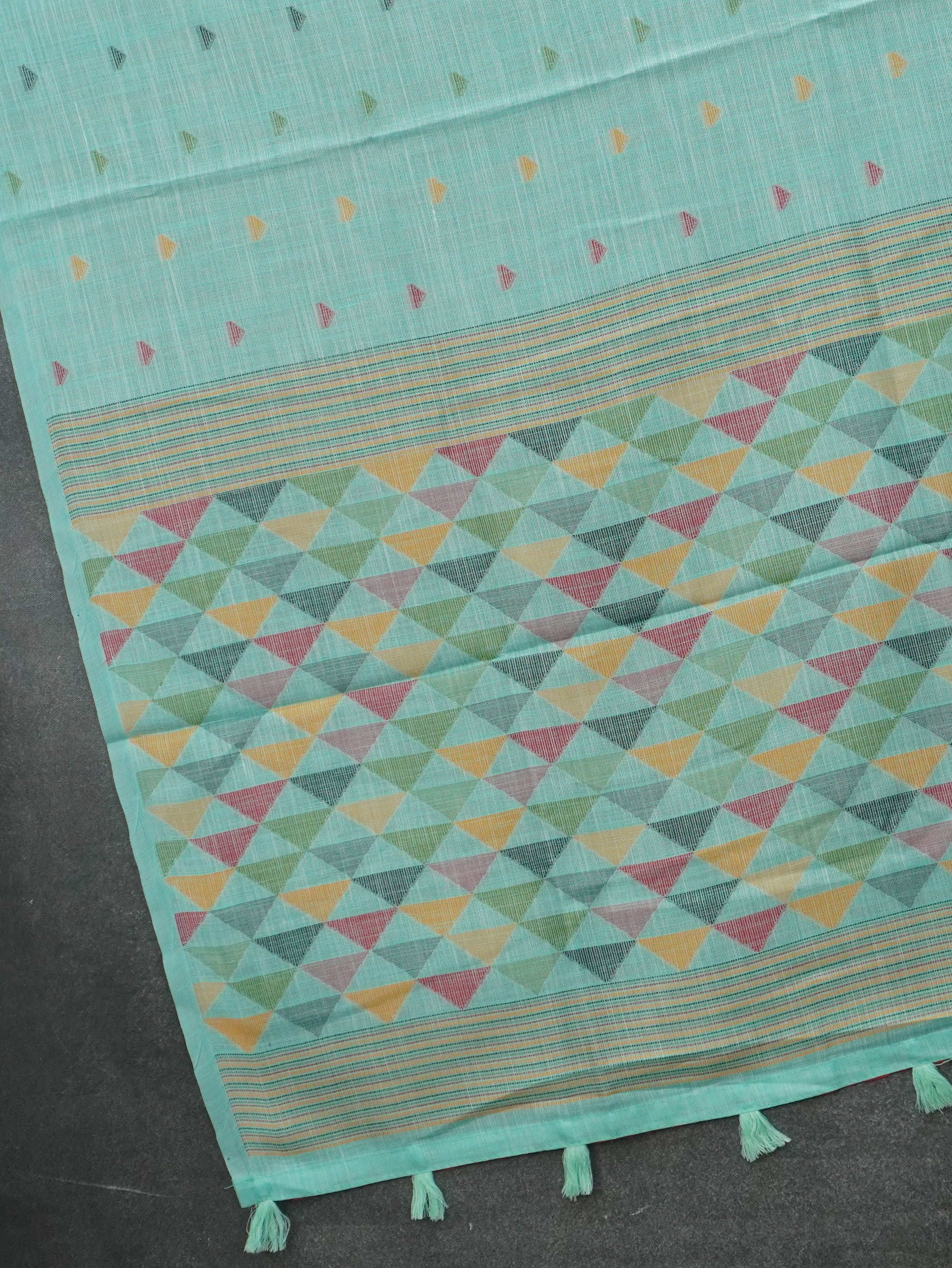 Linen Cotton Saree | TTDS3514