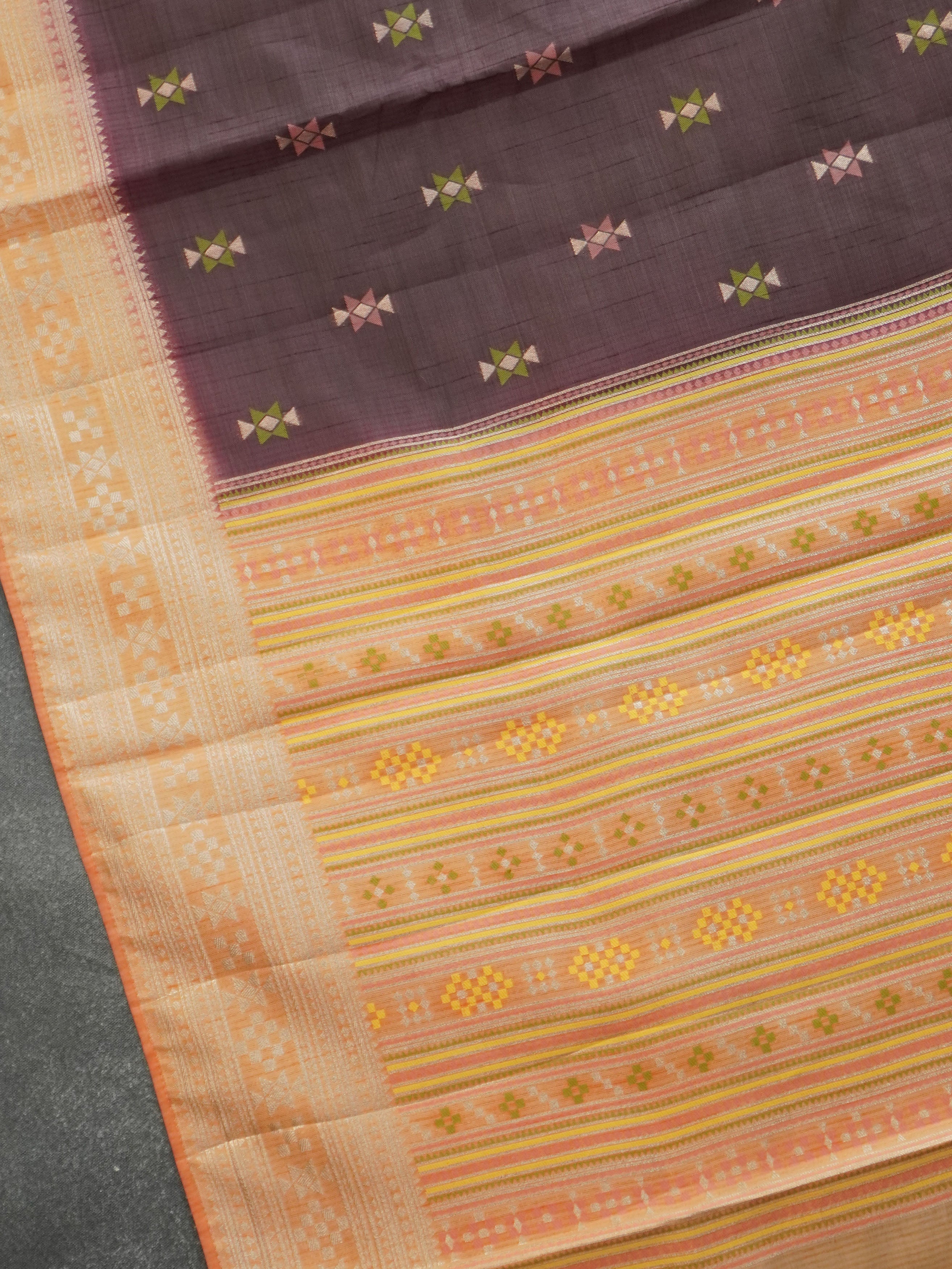 Semi Tussar Saree | TTDS3518