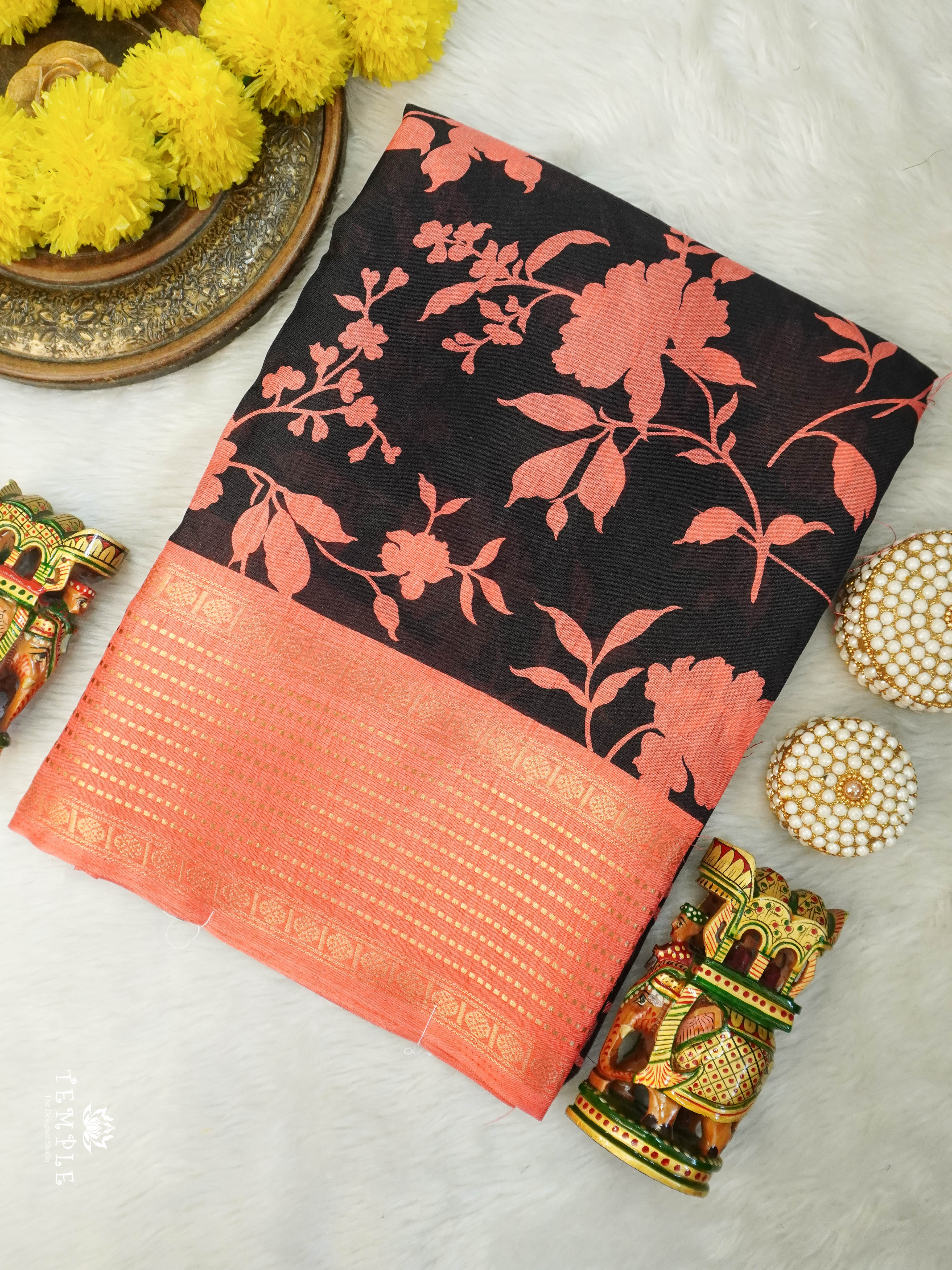 Printed Fancy Saree | TTDS3093