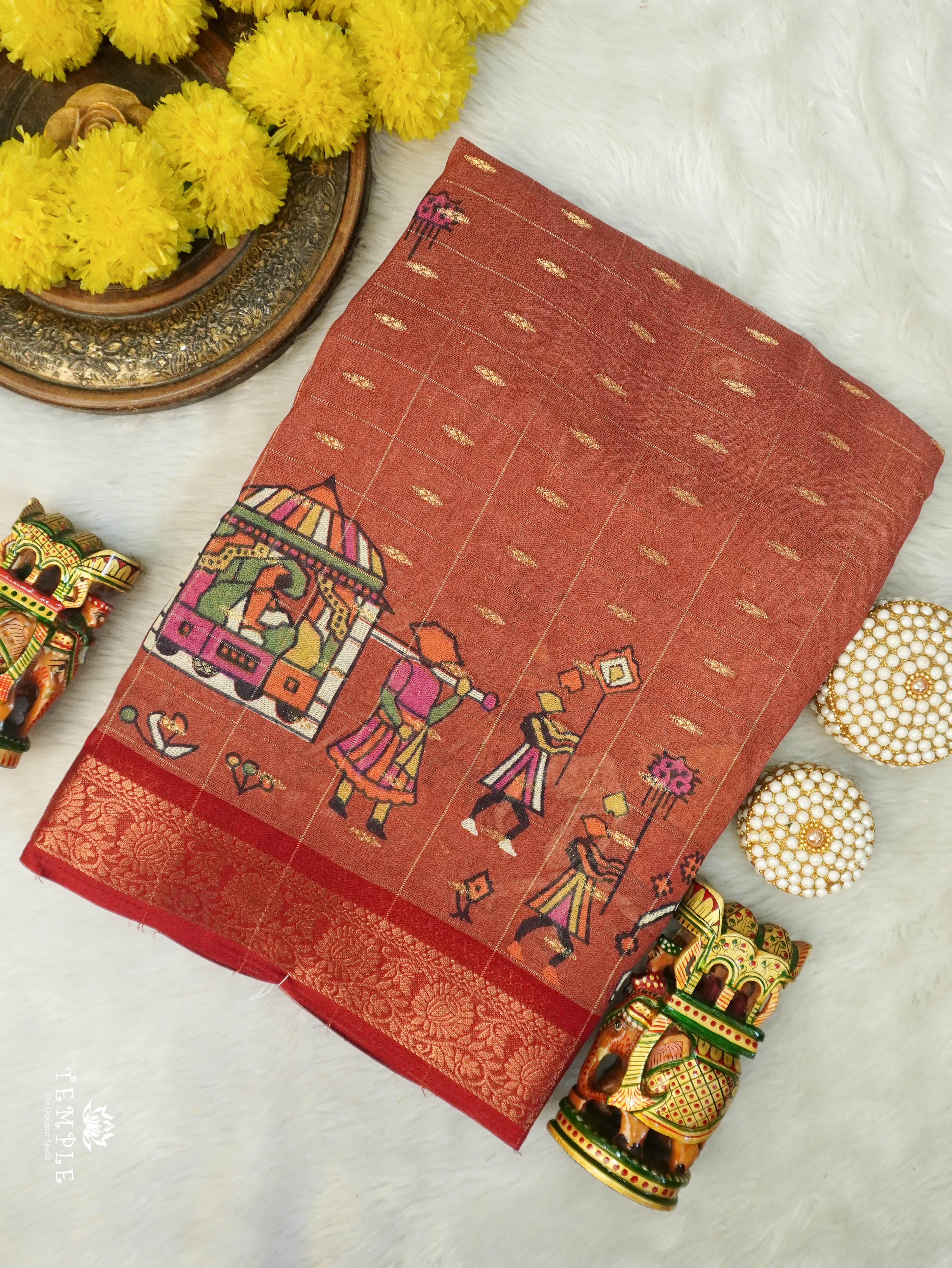 Fancy Georgette Saree | TTDS3096