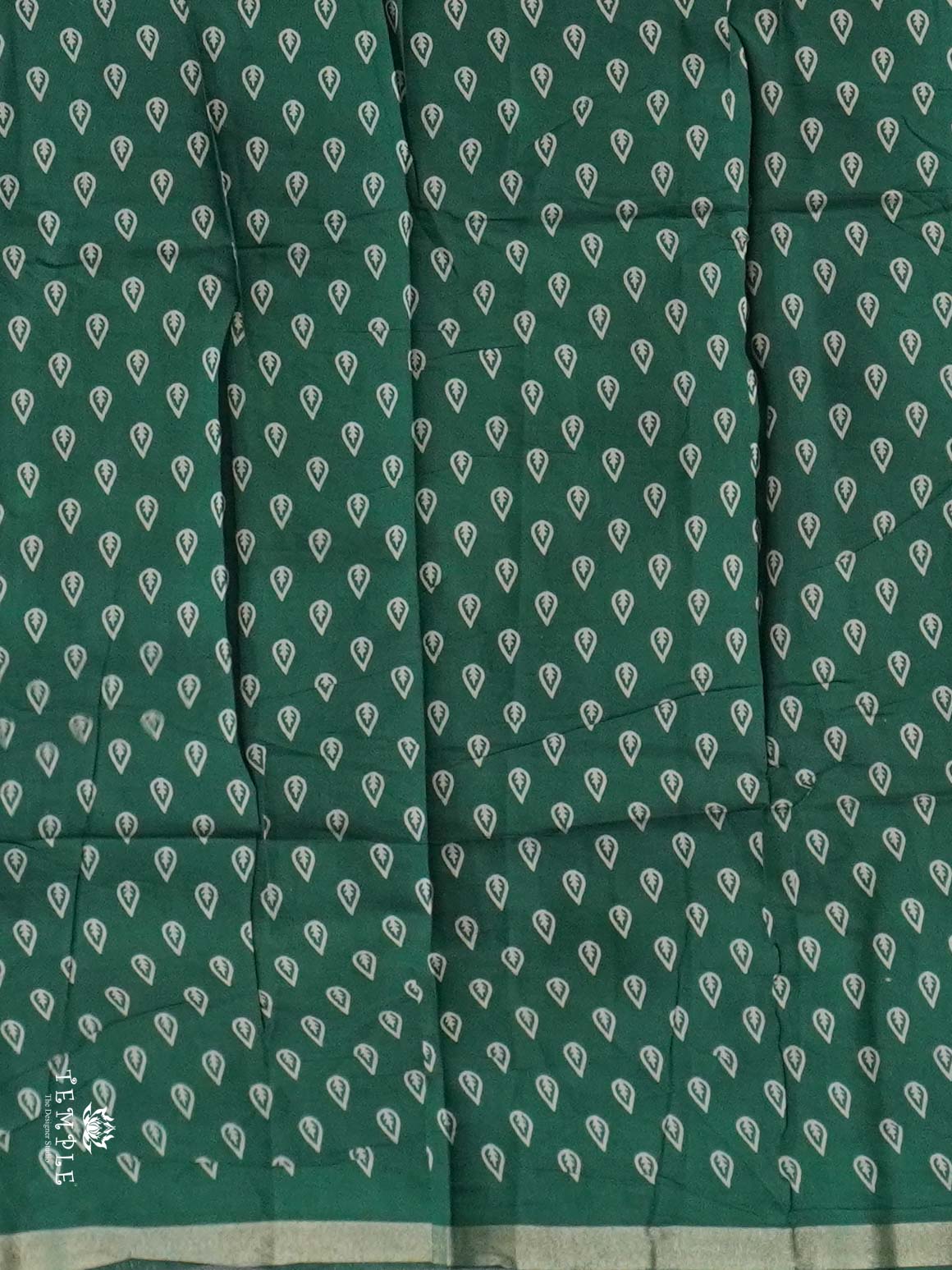 Mirror Work Cotton Saree | TTDS2611