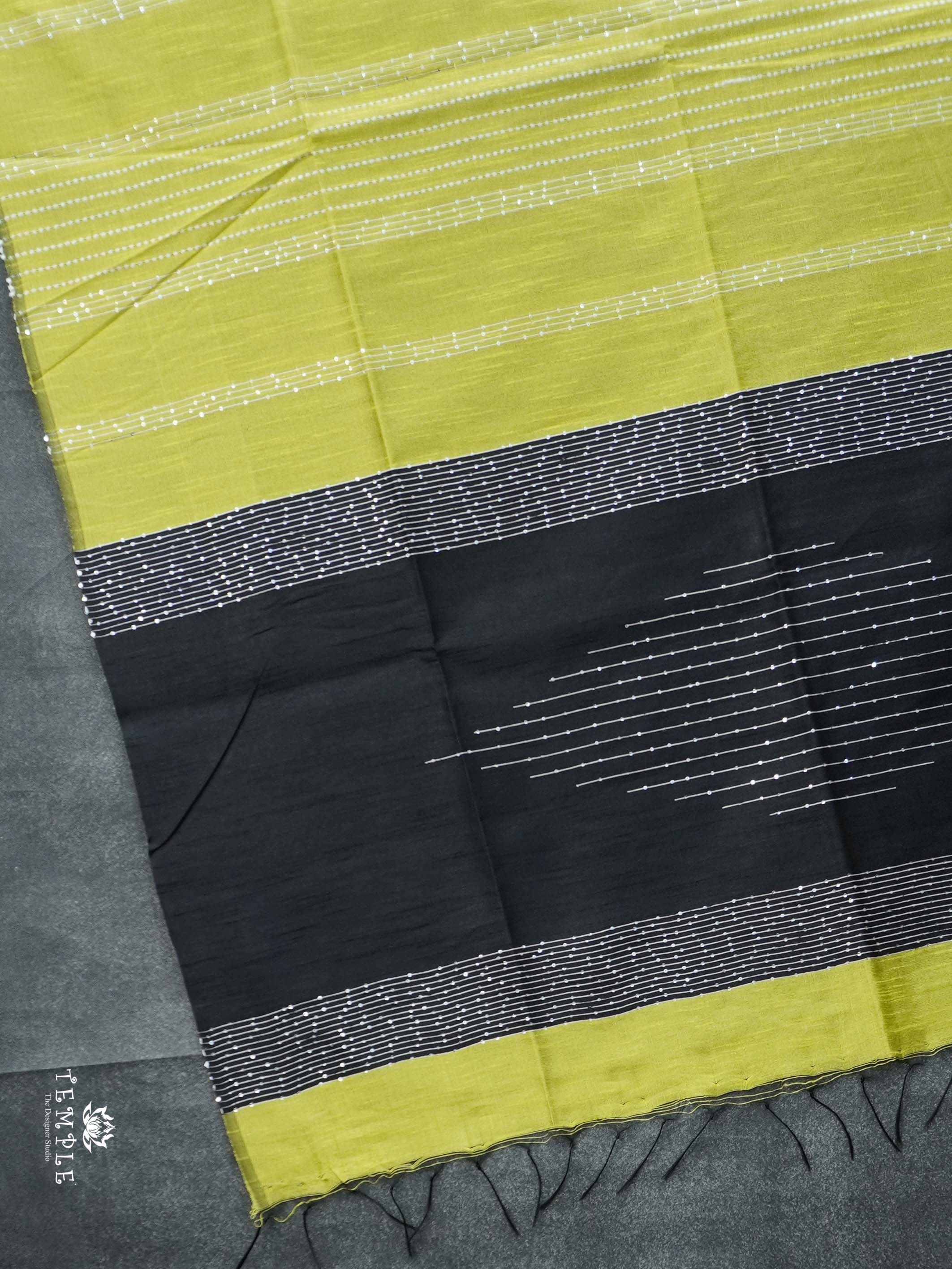 Raw Silk Saree with sequins Work | TTDS2100