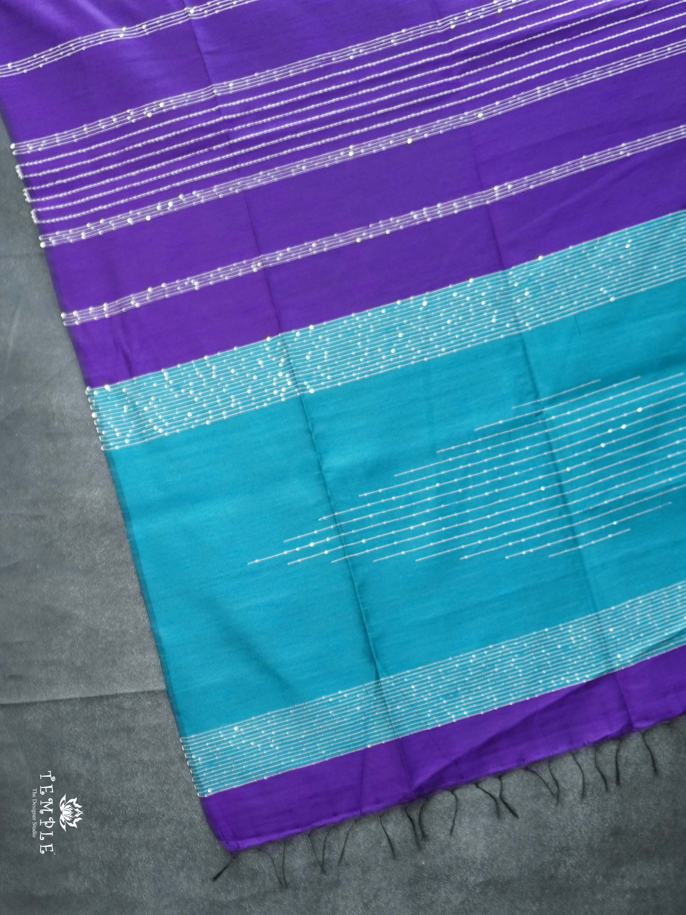 Raw Silk Saree with sequins Work | TTDS2100