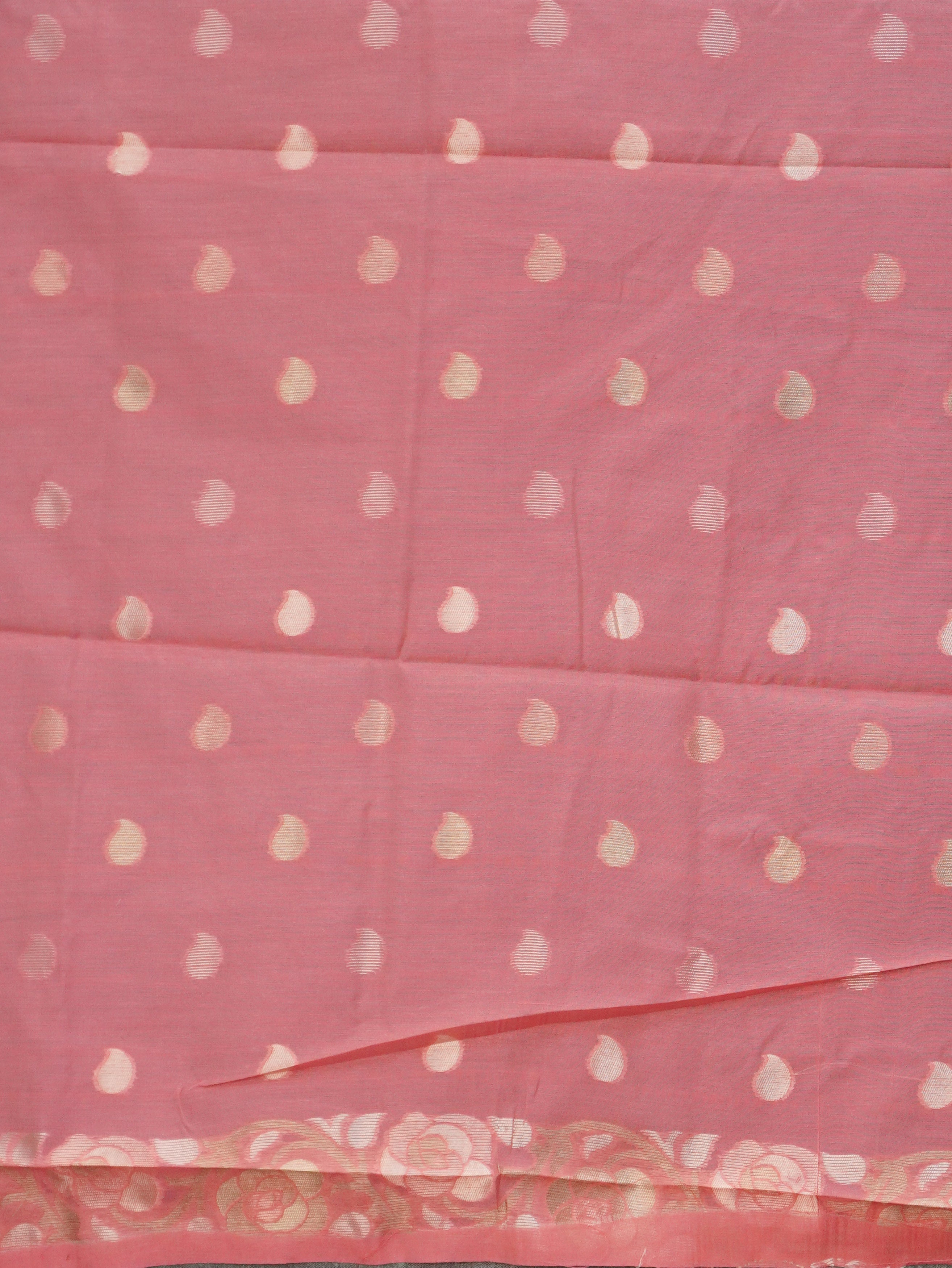 Chanderi Silk Cotton Saree | TTDS3521