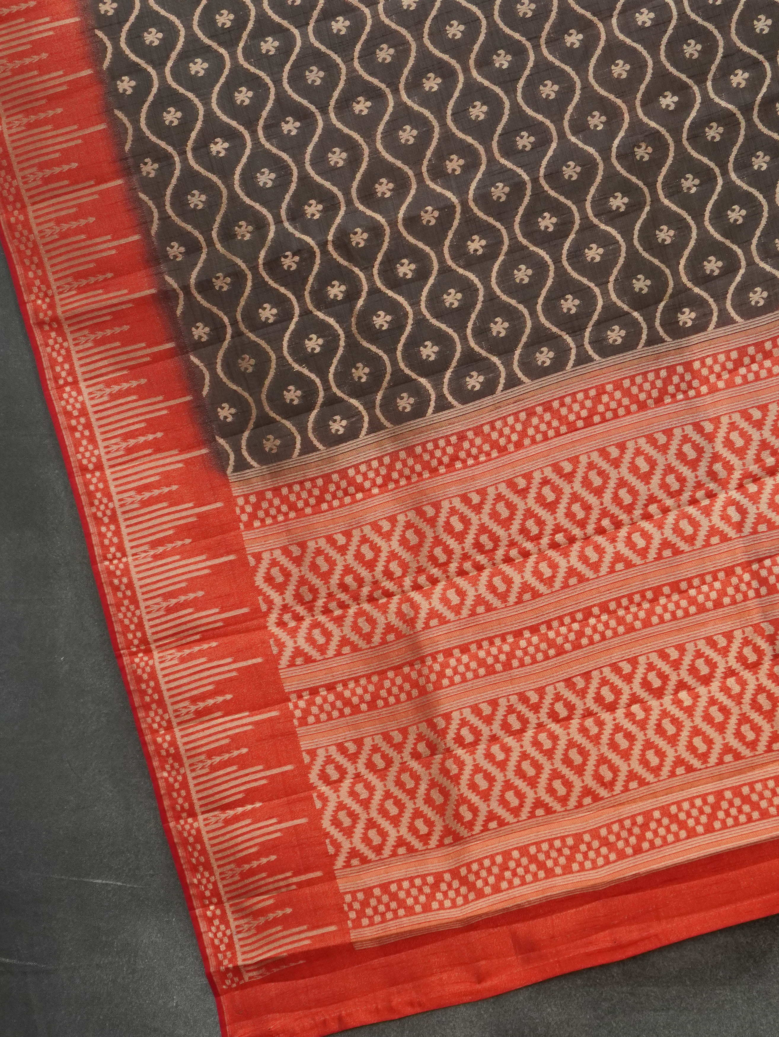 Semi Tussar Saree | TTDS3524