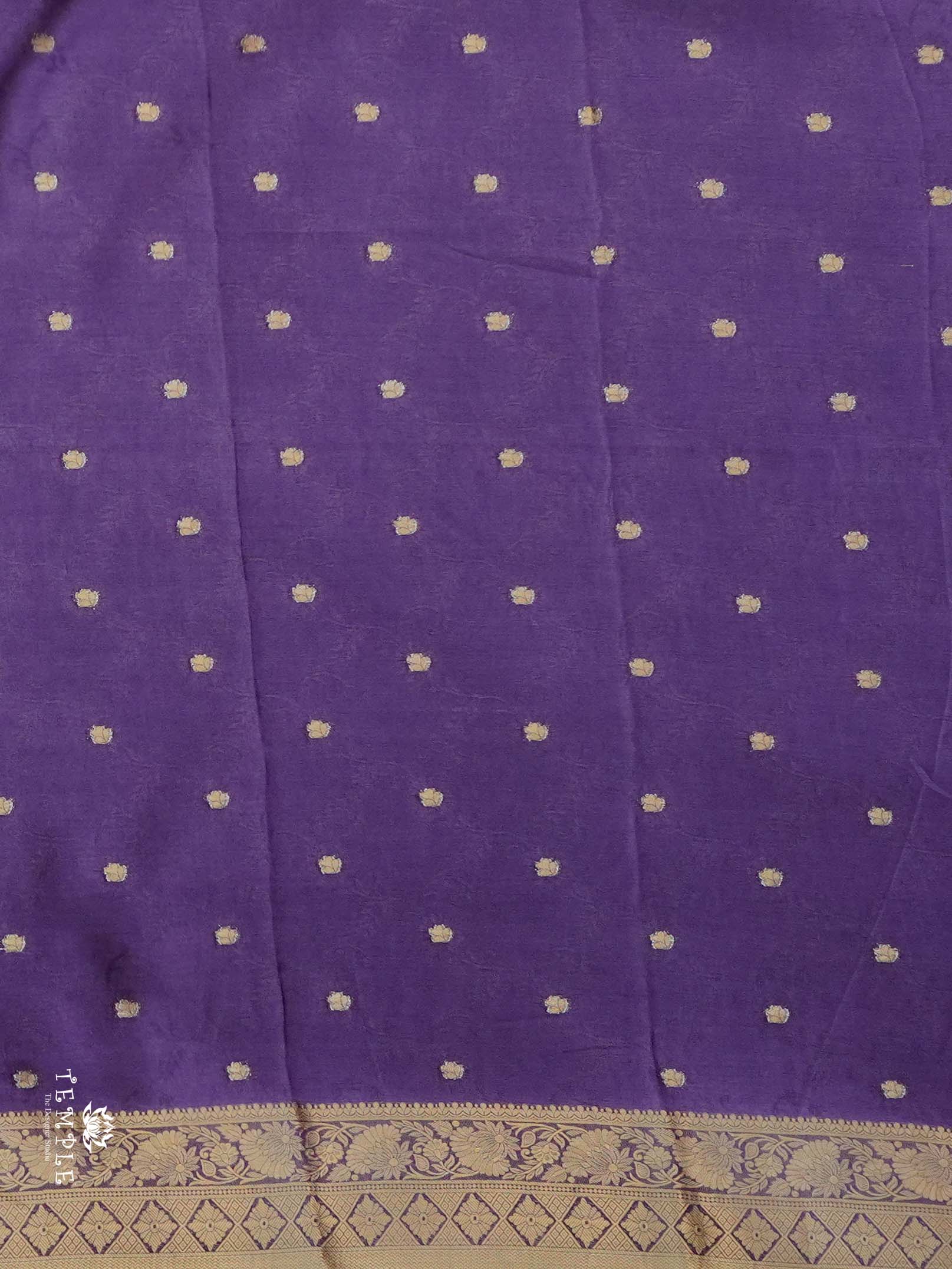 Chakra Zari Georgette Saree | TTDS2615