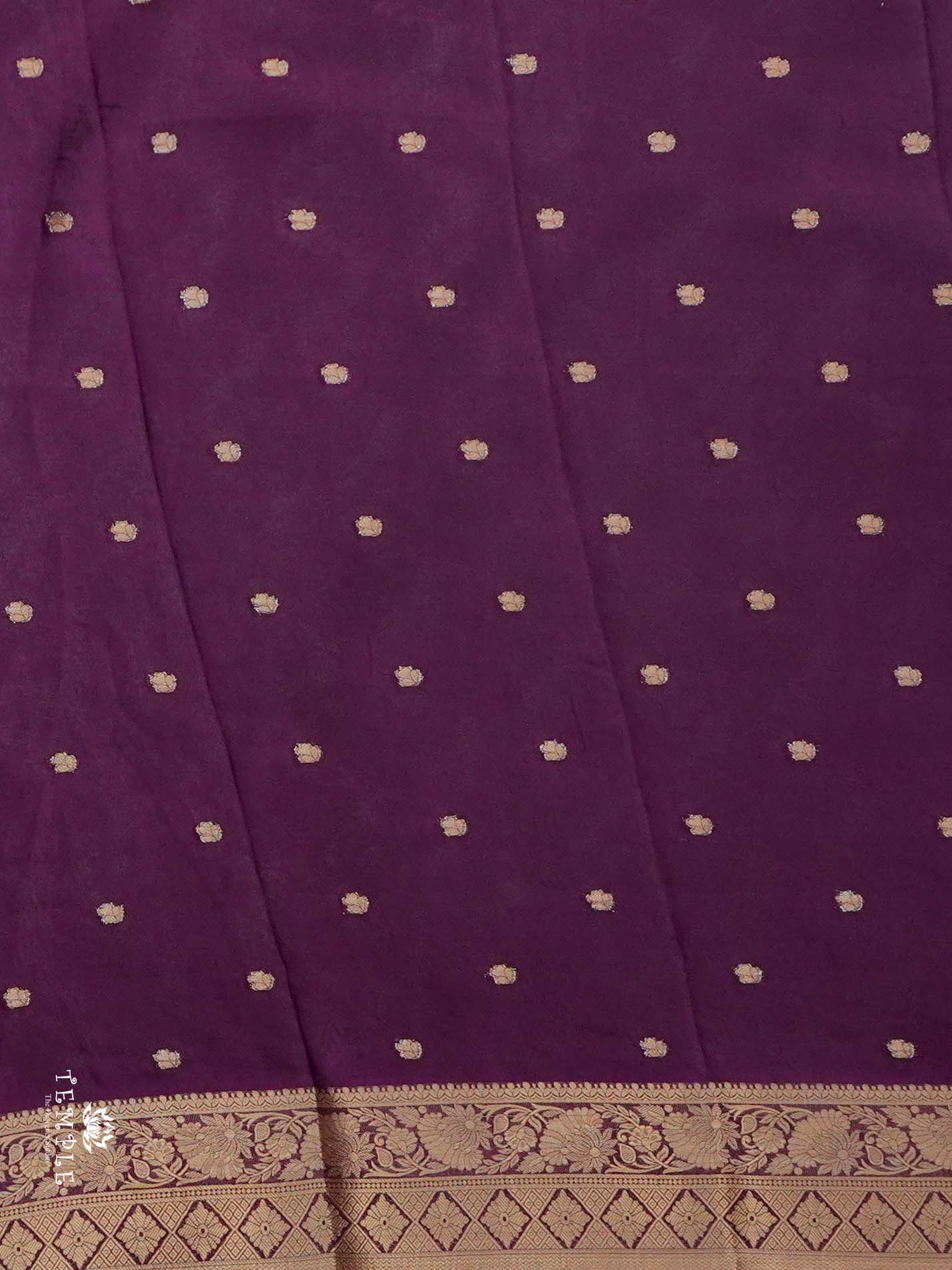 Chakra Zari Georgette Saree | TTDS2615