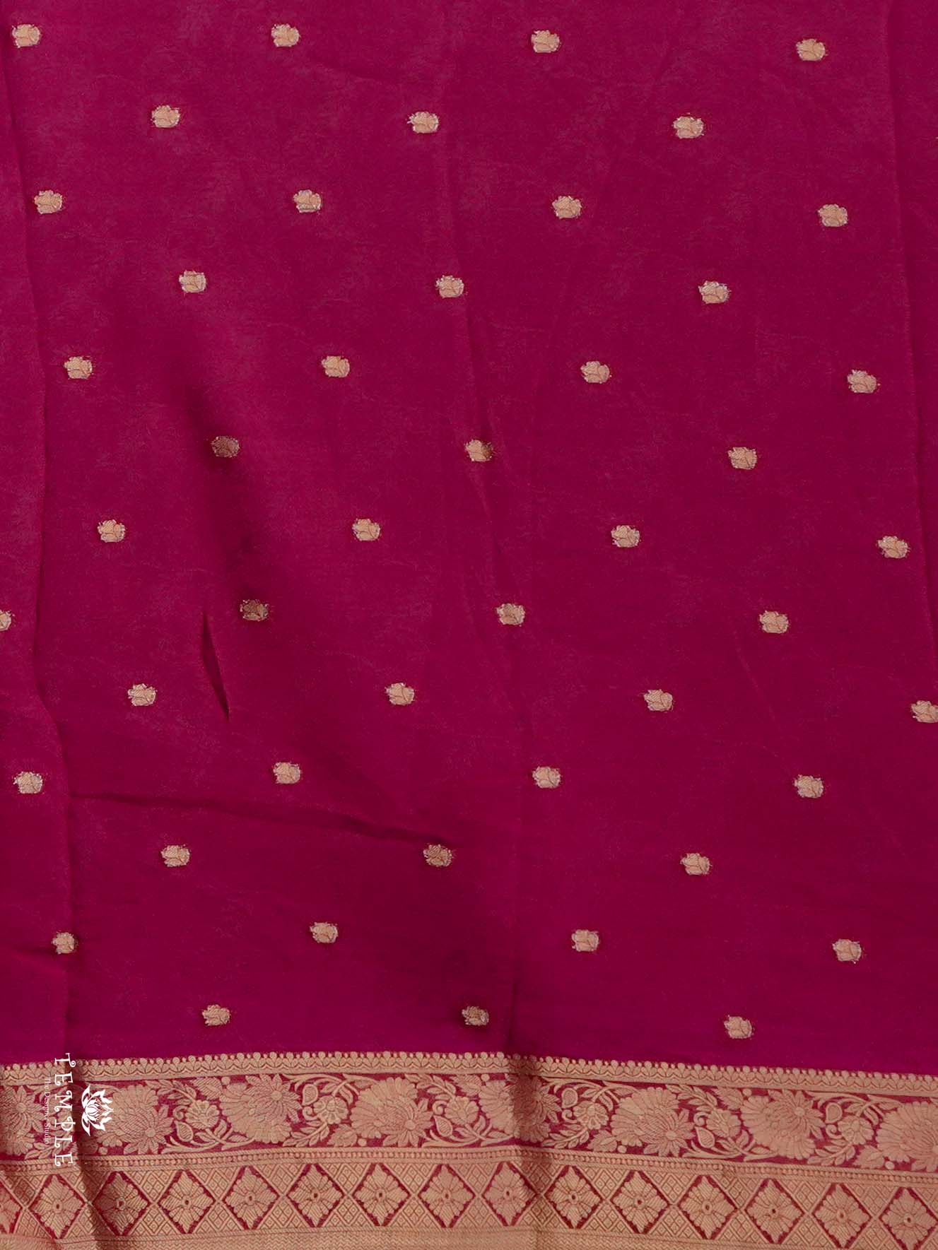 Chakra Zari Georgette Saree | TTDS2615