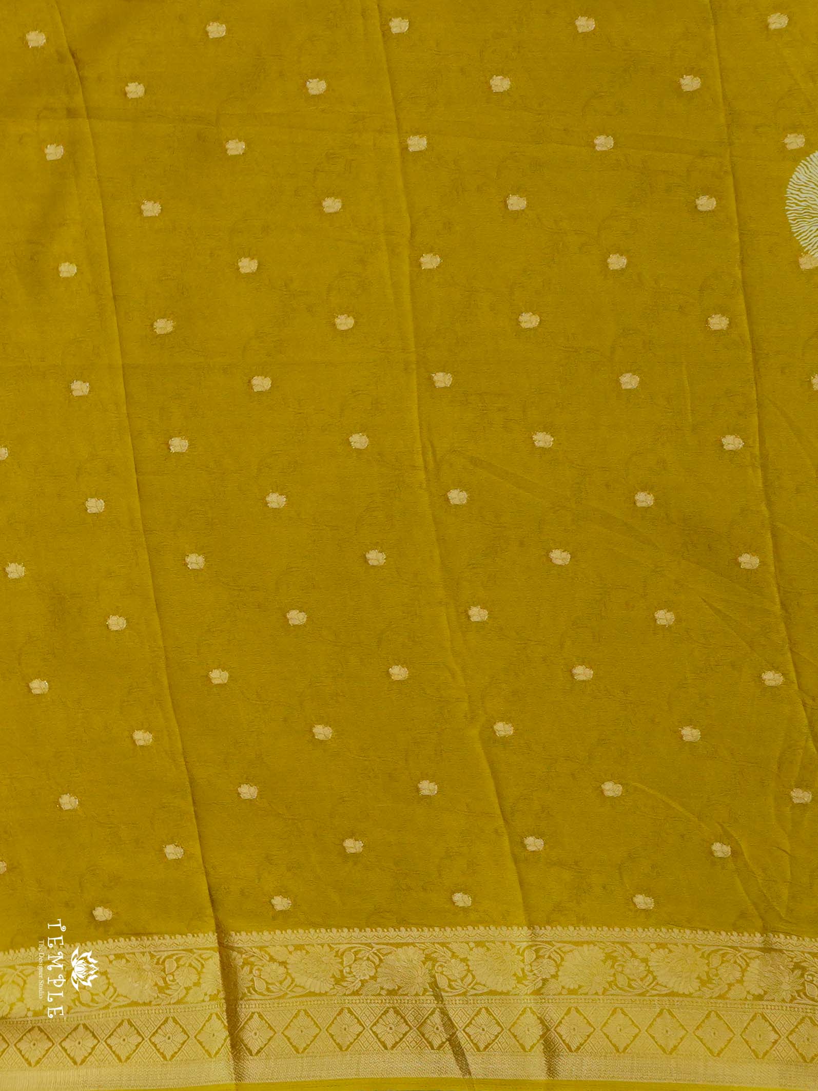 Chakra Zari Georgette Saree | TTDS2615