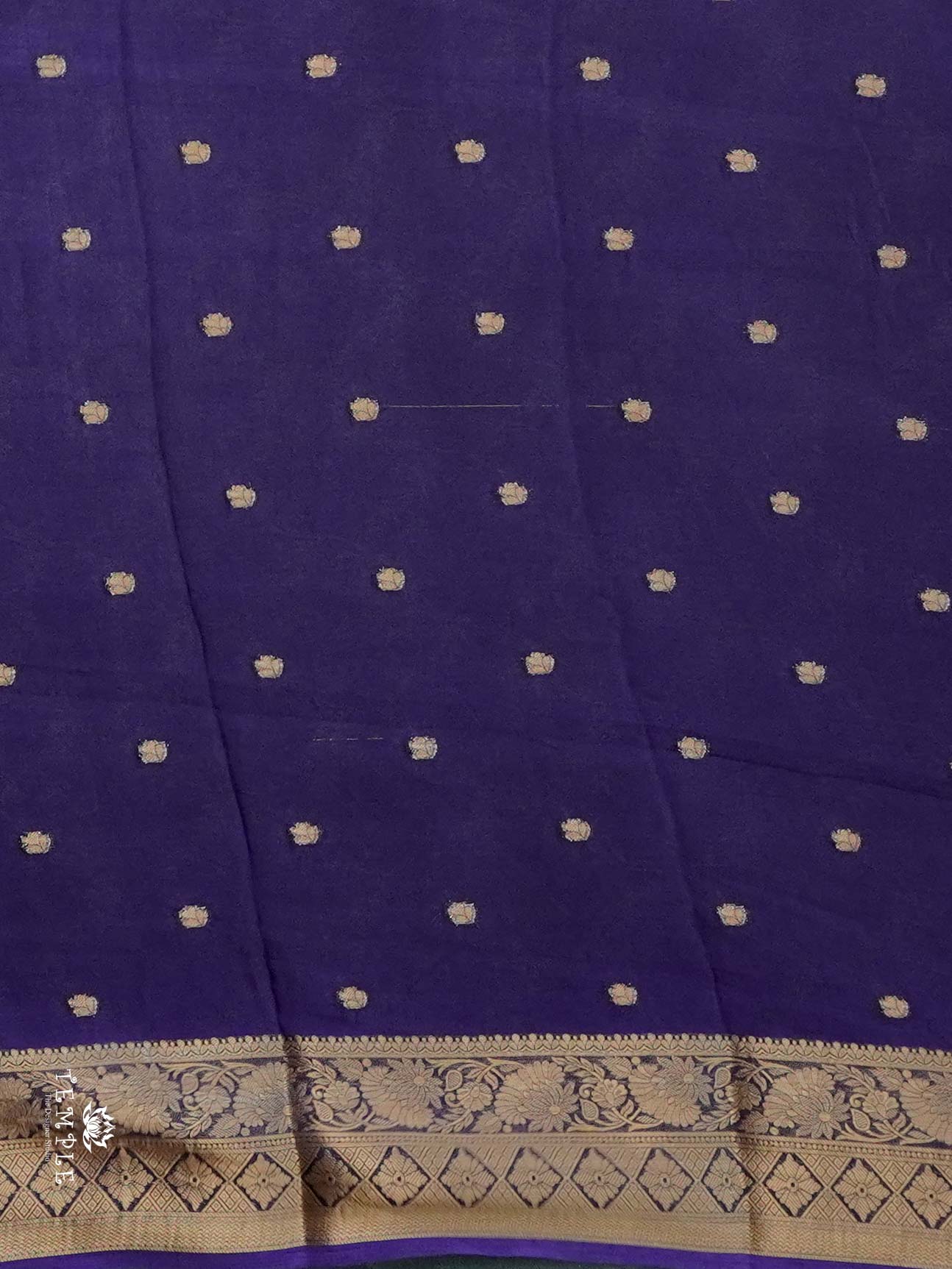 Chakra Zari Georgette Saree | TTDS2615