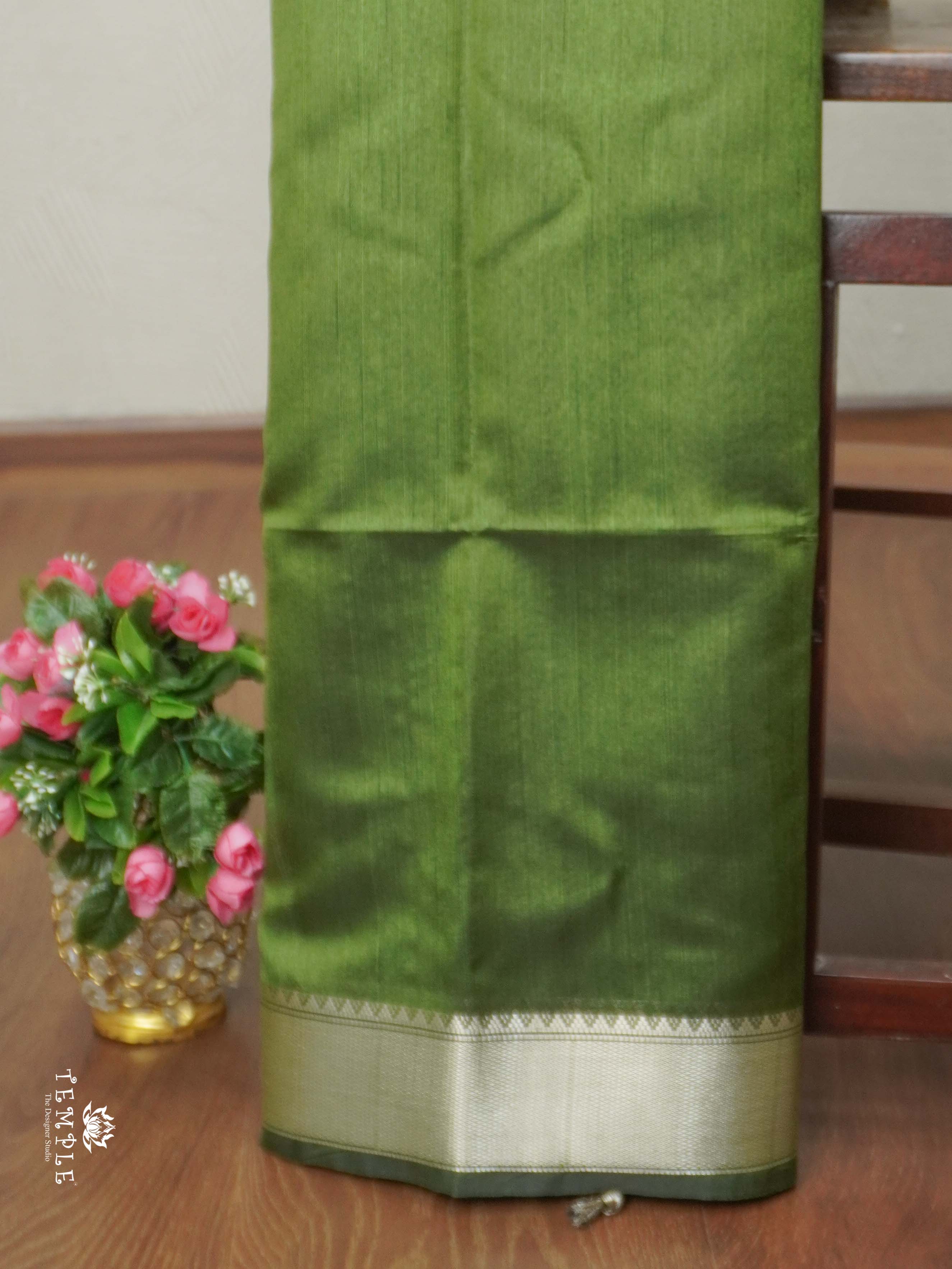 Silk Cotton Saree With Jungle Theme | TTDS2107