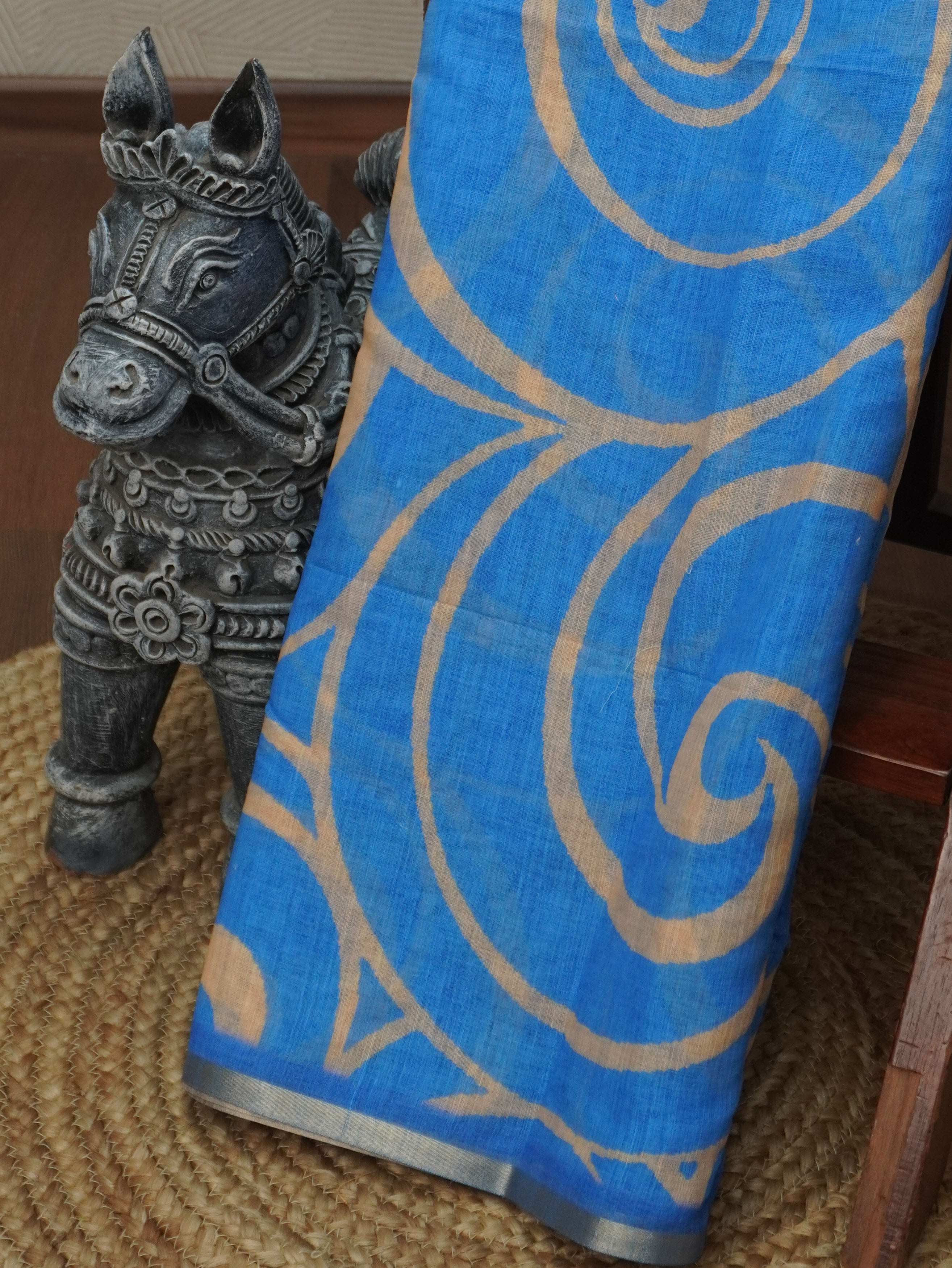 Linen Cotton Saree | TTDS3543