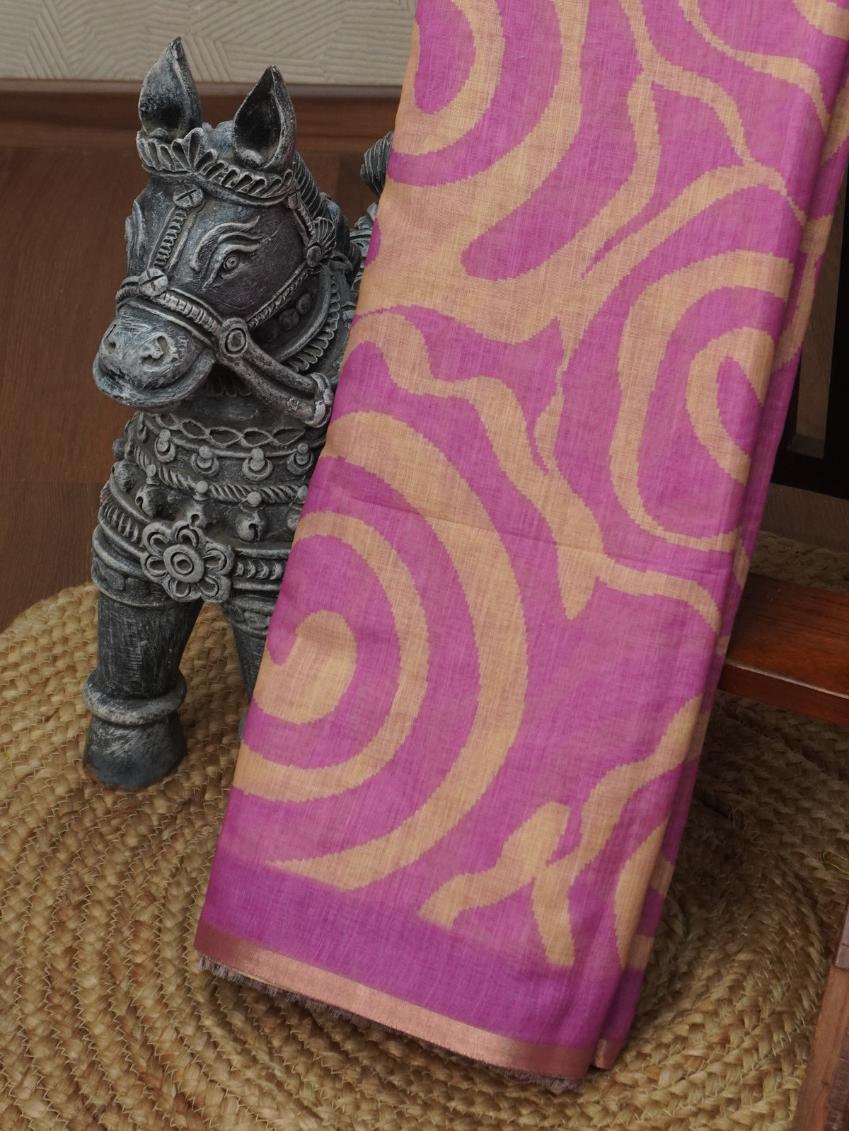 Linen Cotton Saree | TTDS3544