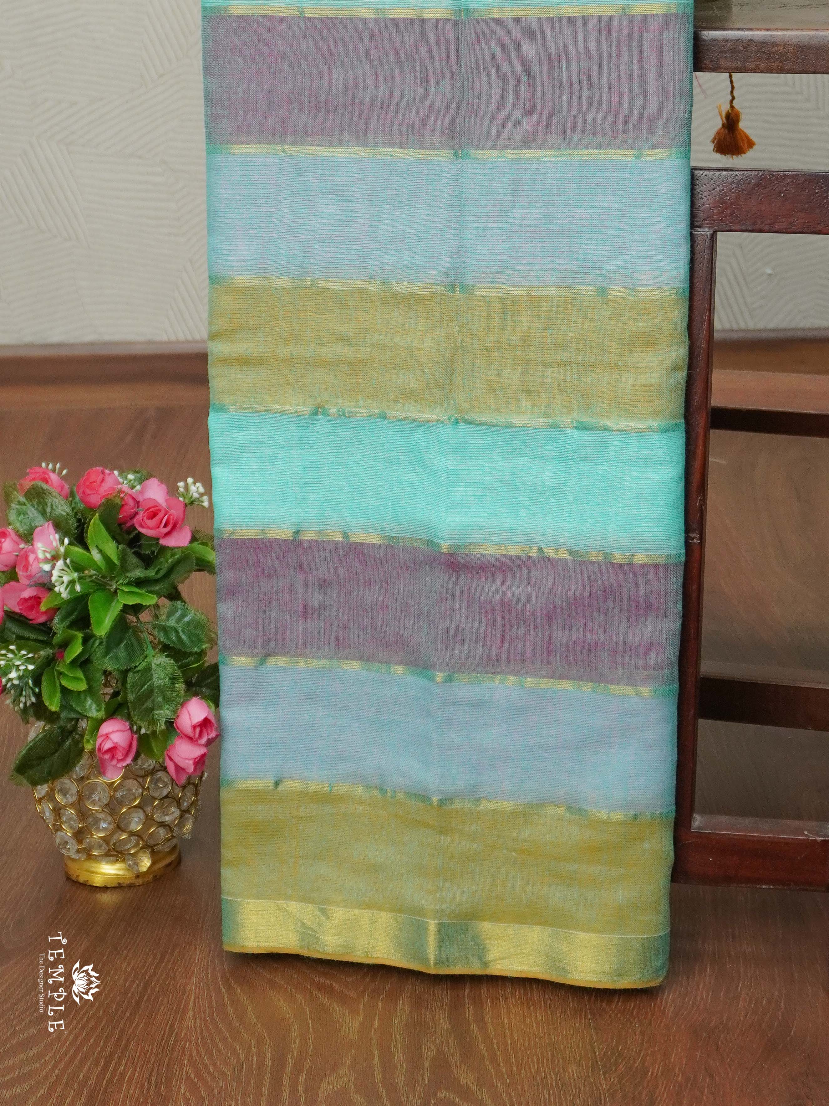 Rainbow Pattern Mul Cotton Saree | TTDS2103 | PRE BOOKING