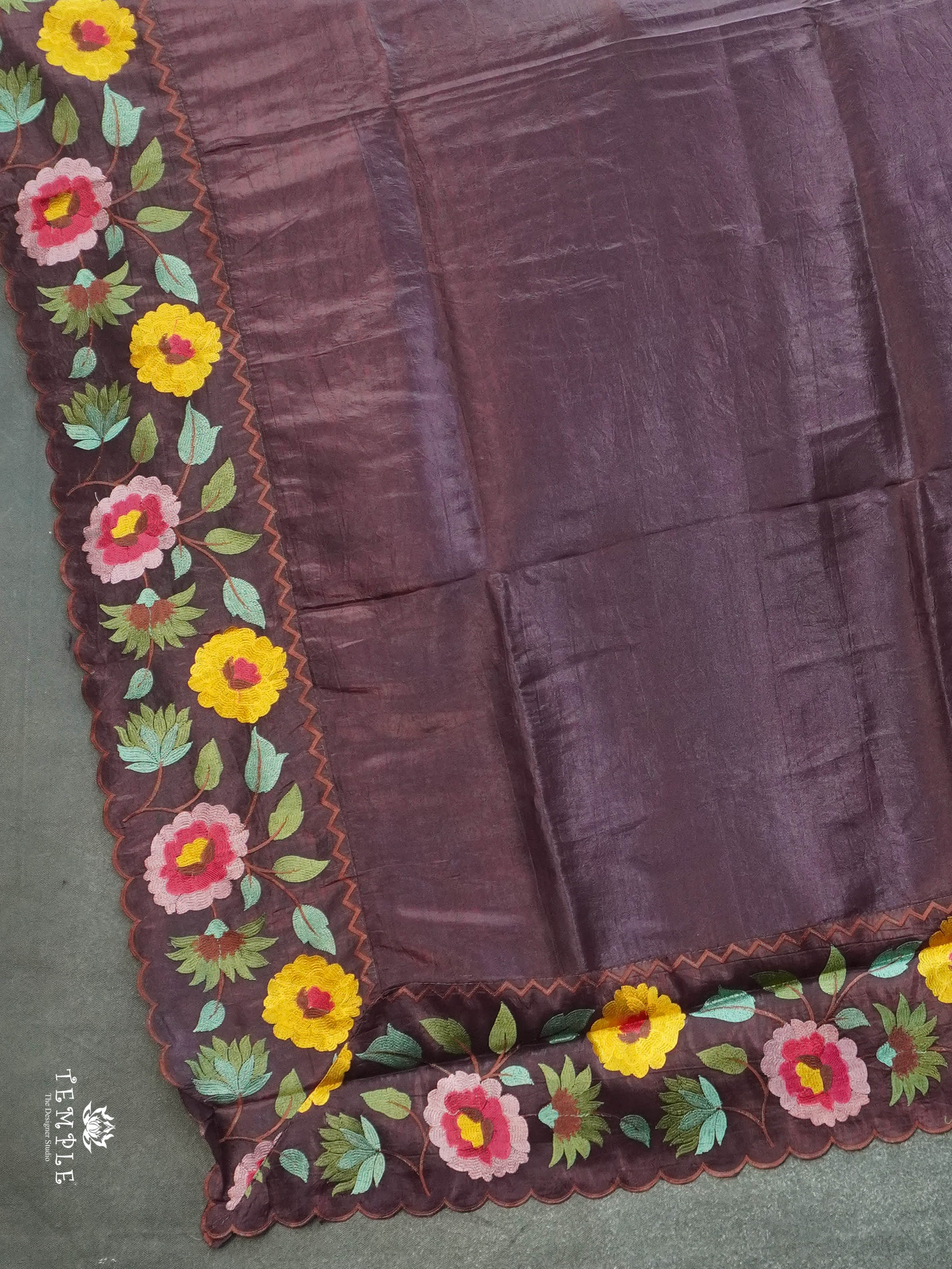 Fendi Silk Saree | TTDS3097