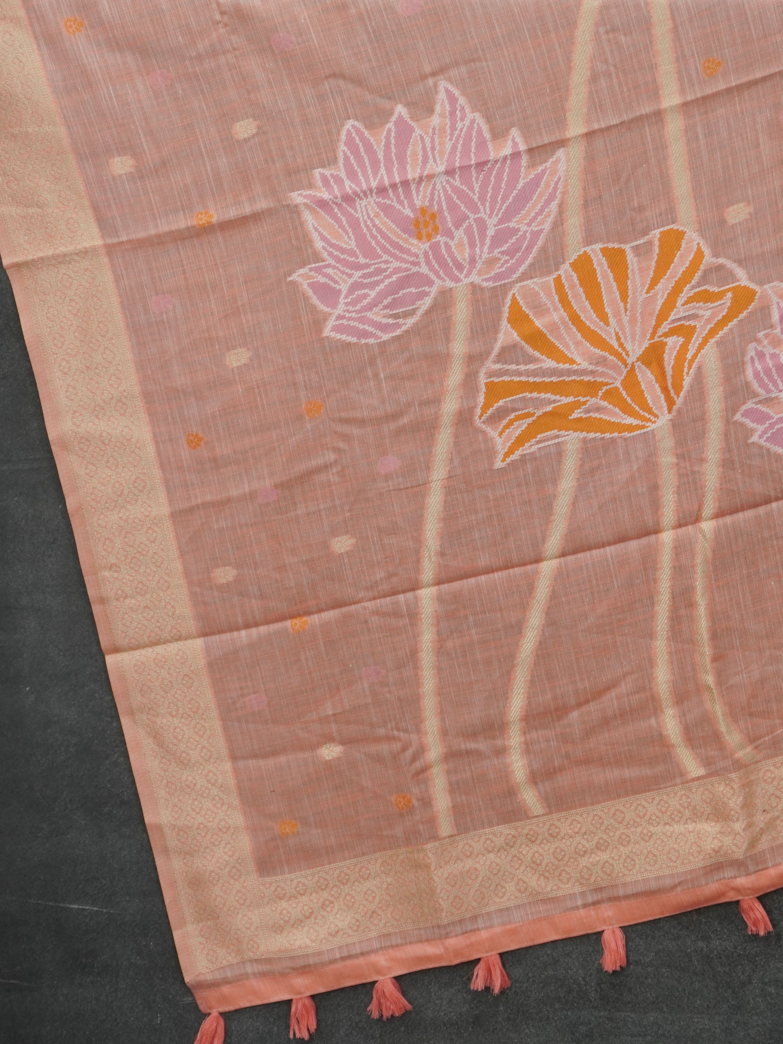 Khadi Cotton Saree | TTDS3547