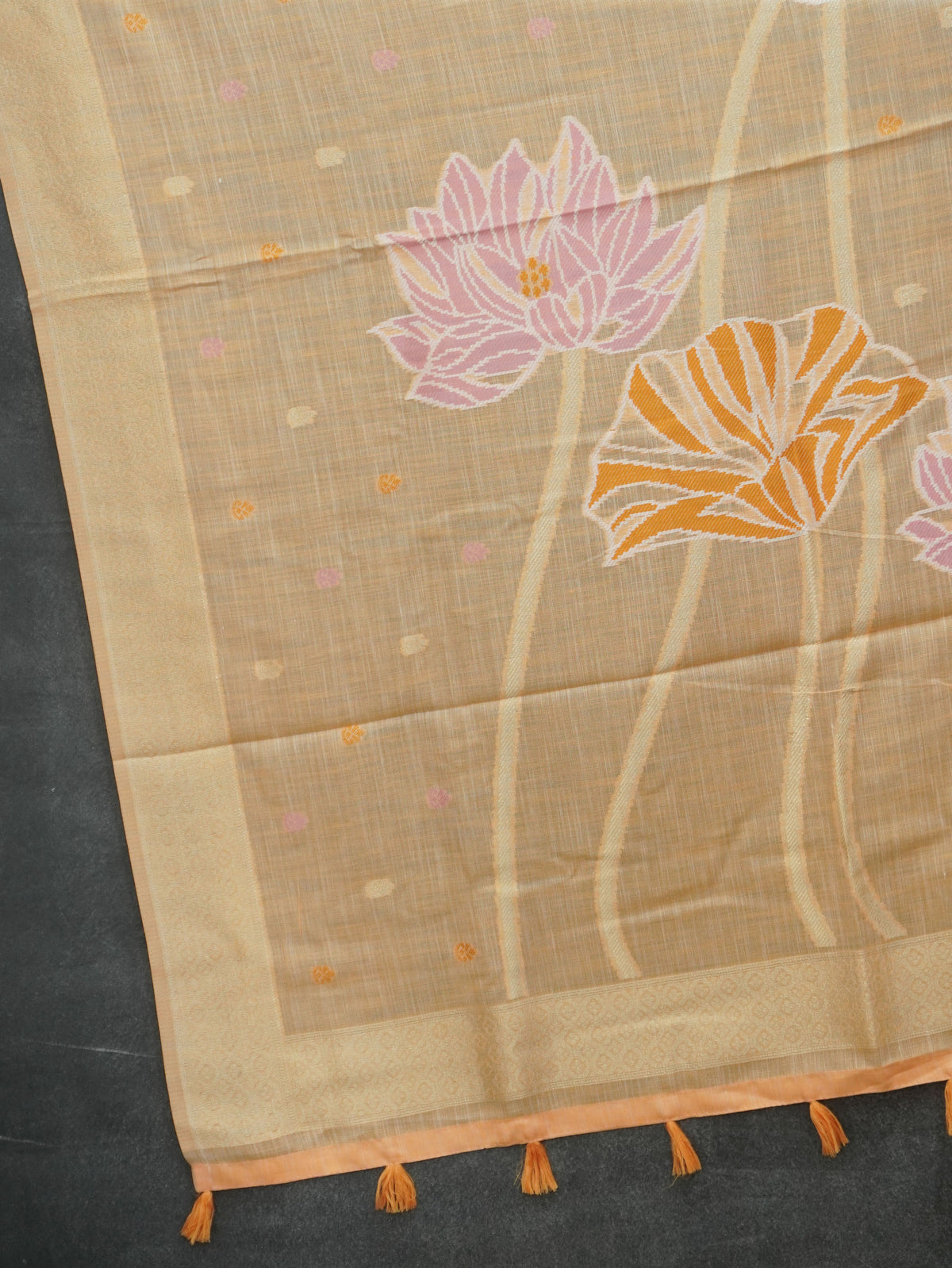 Khadi Cotton Saree | TTDS3547