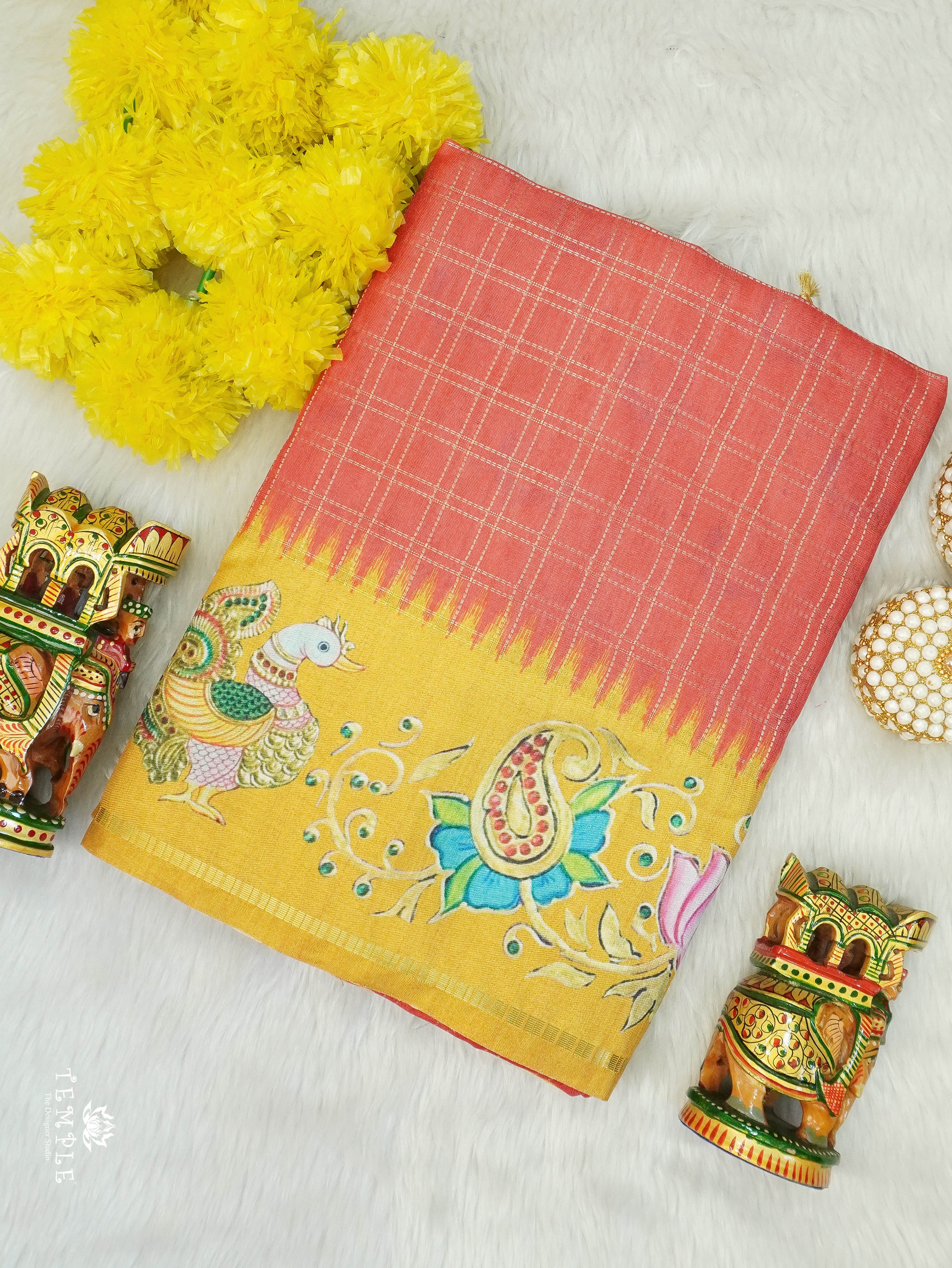 Handloom Matka Silk Saree | TTDS3112