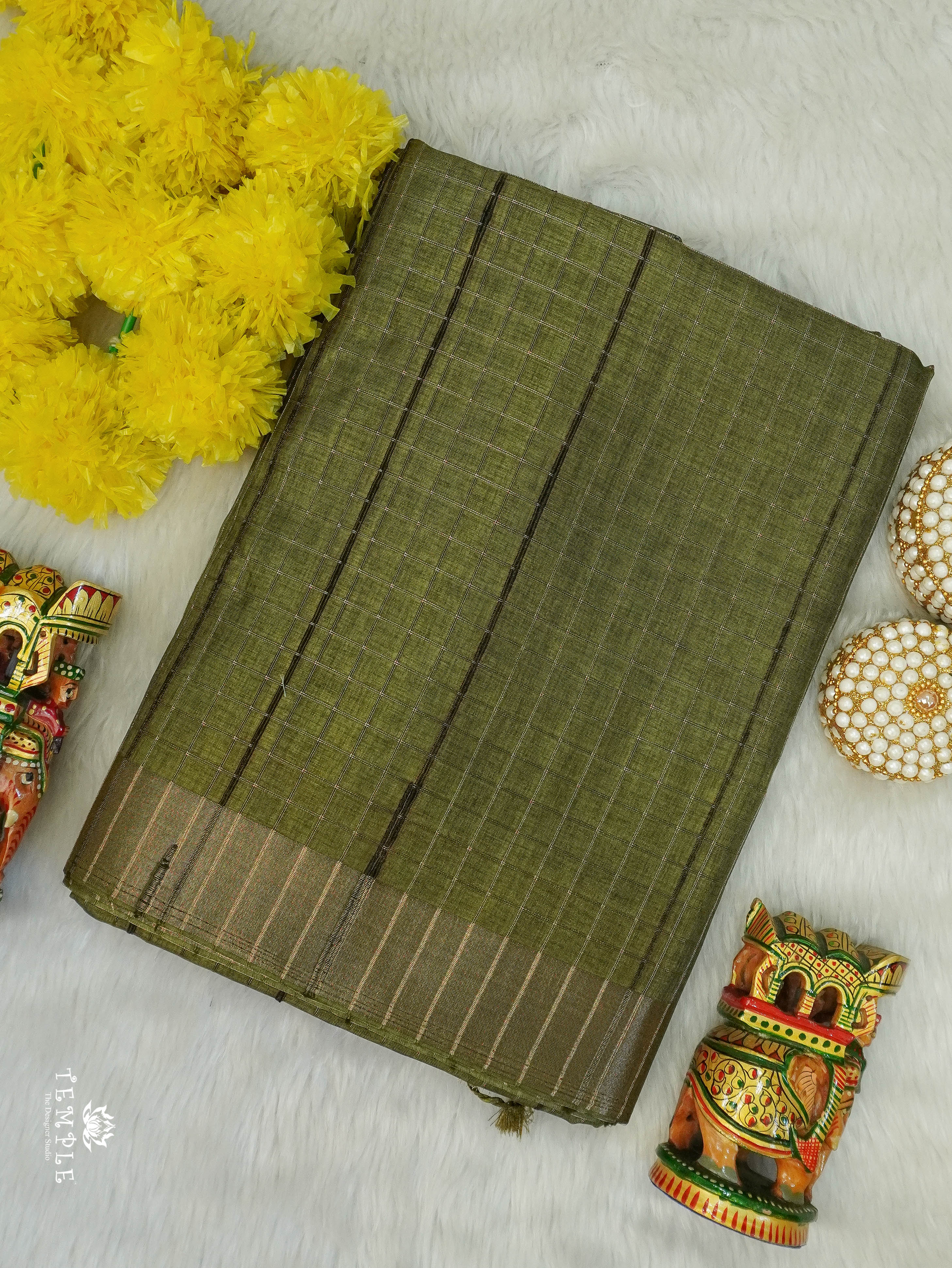 Handloom Matka Silk Saree | TTDS3116