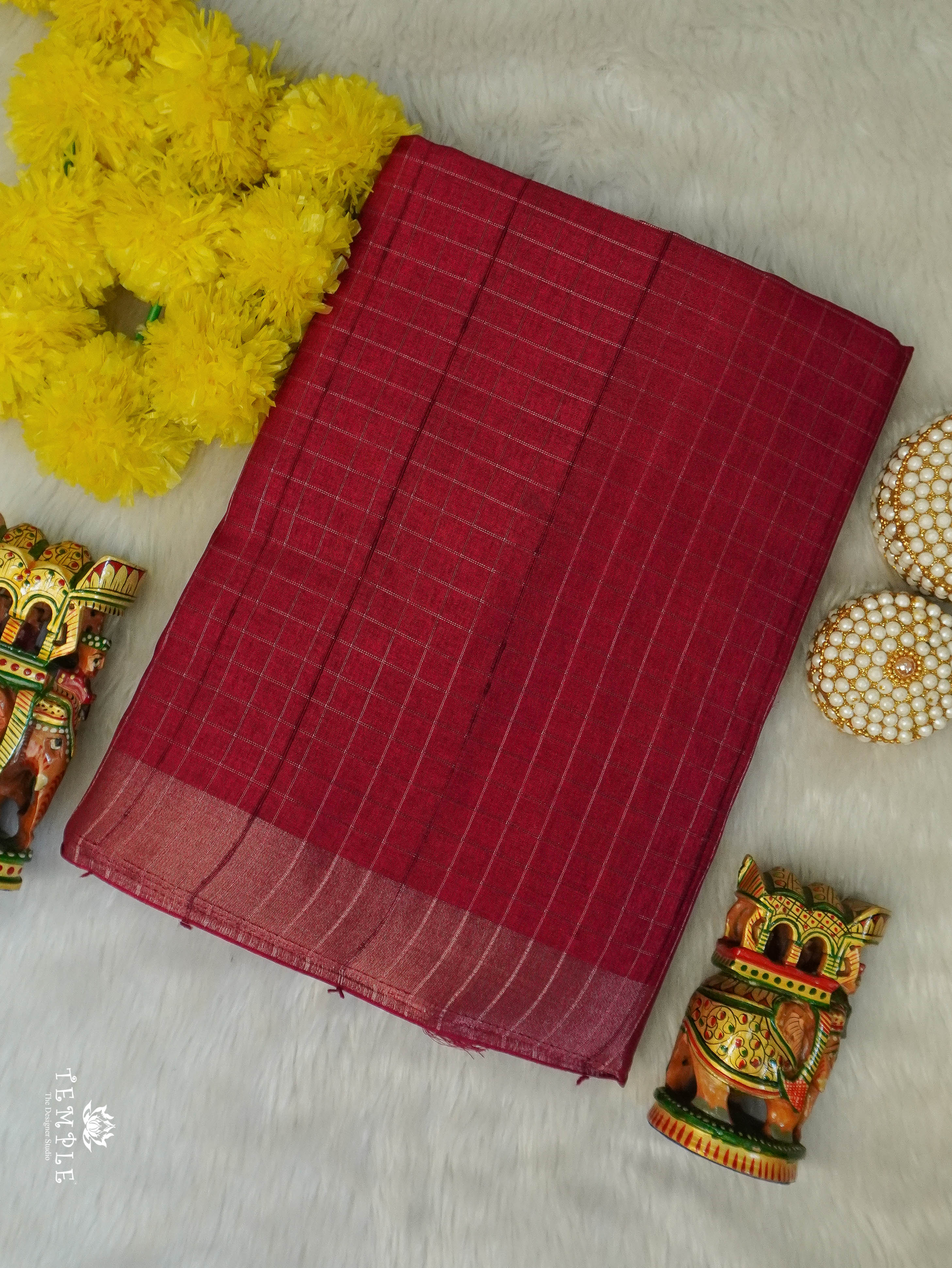 Handloom Matka Silk Saree | TTDS3116