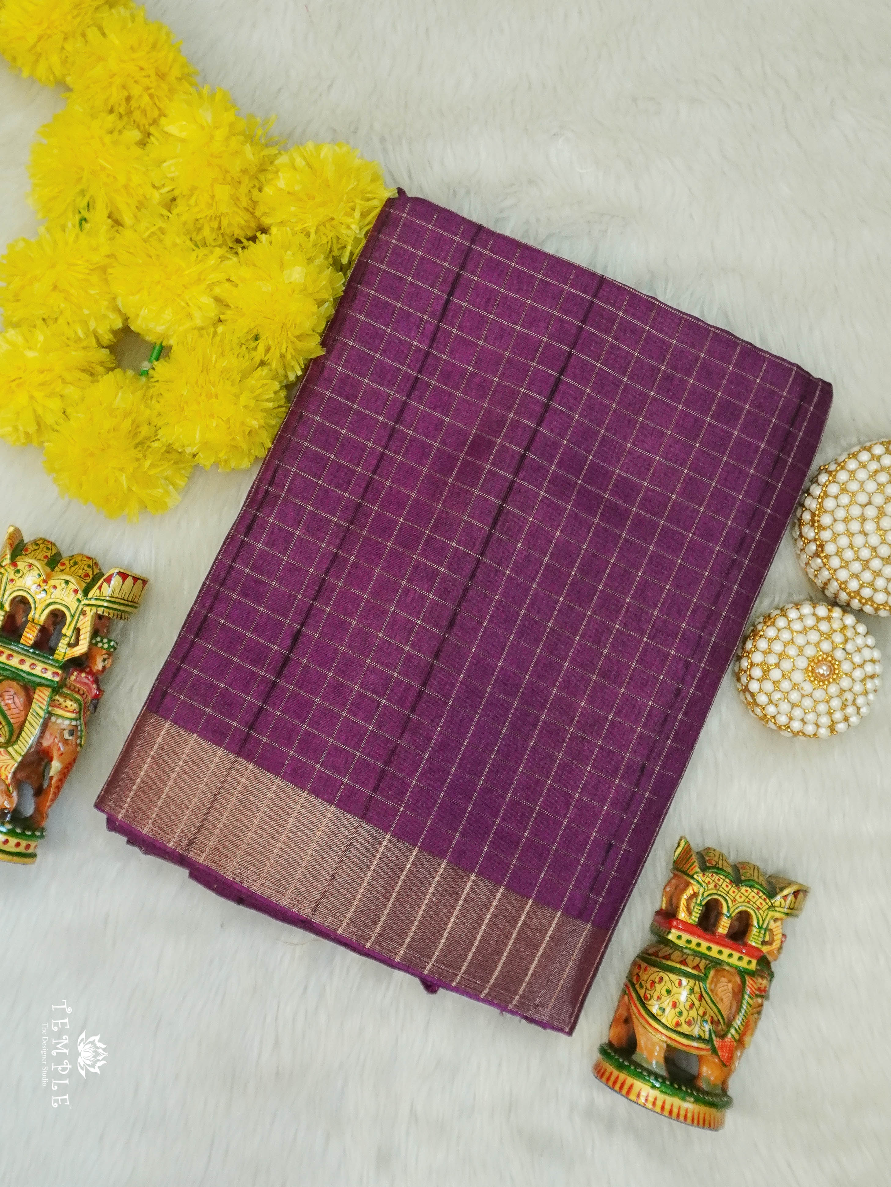 Handloom Matka Silk Saree | TTDS3116