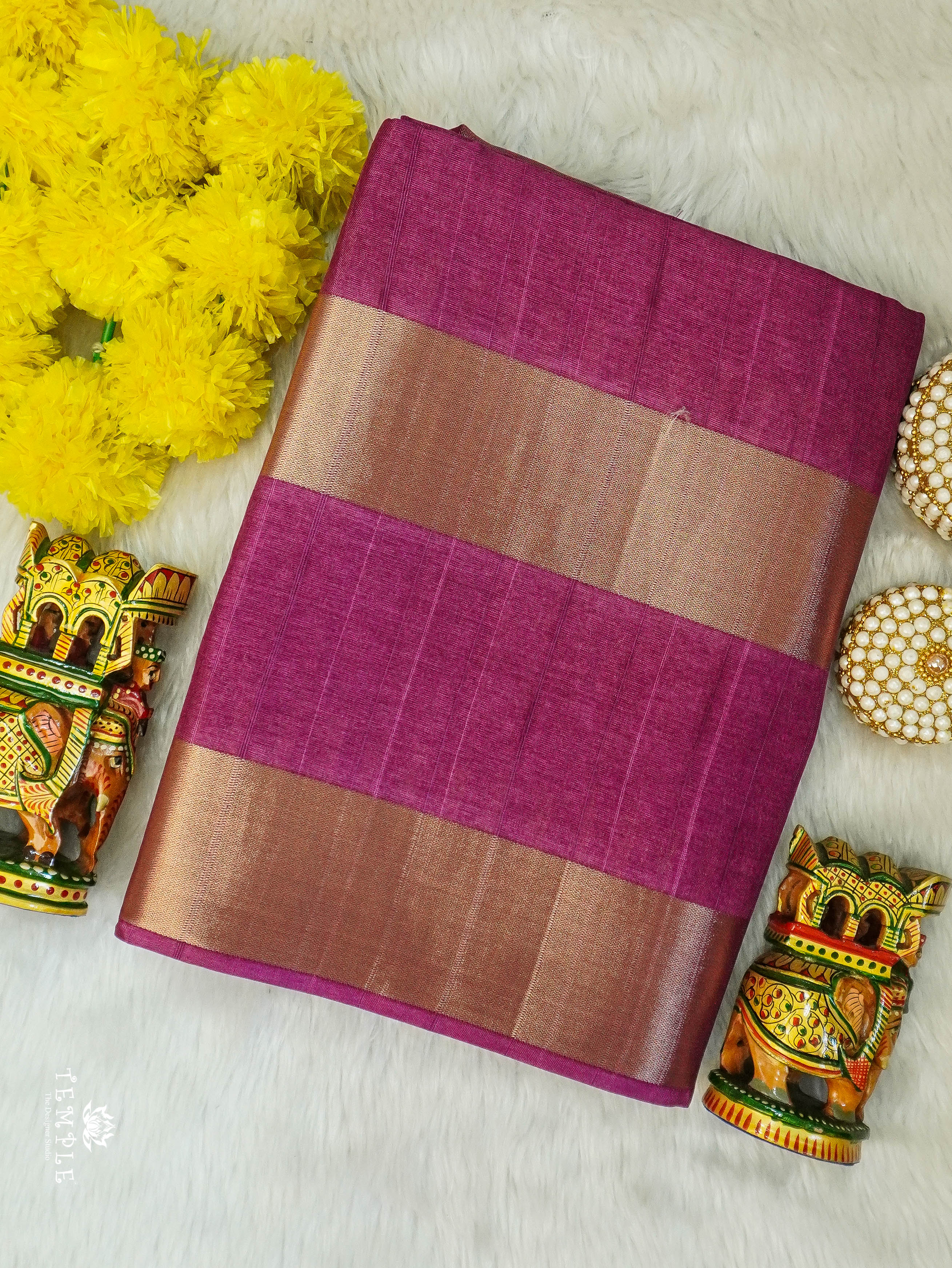 Handloom Matka Silk Saree | TTDS3119