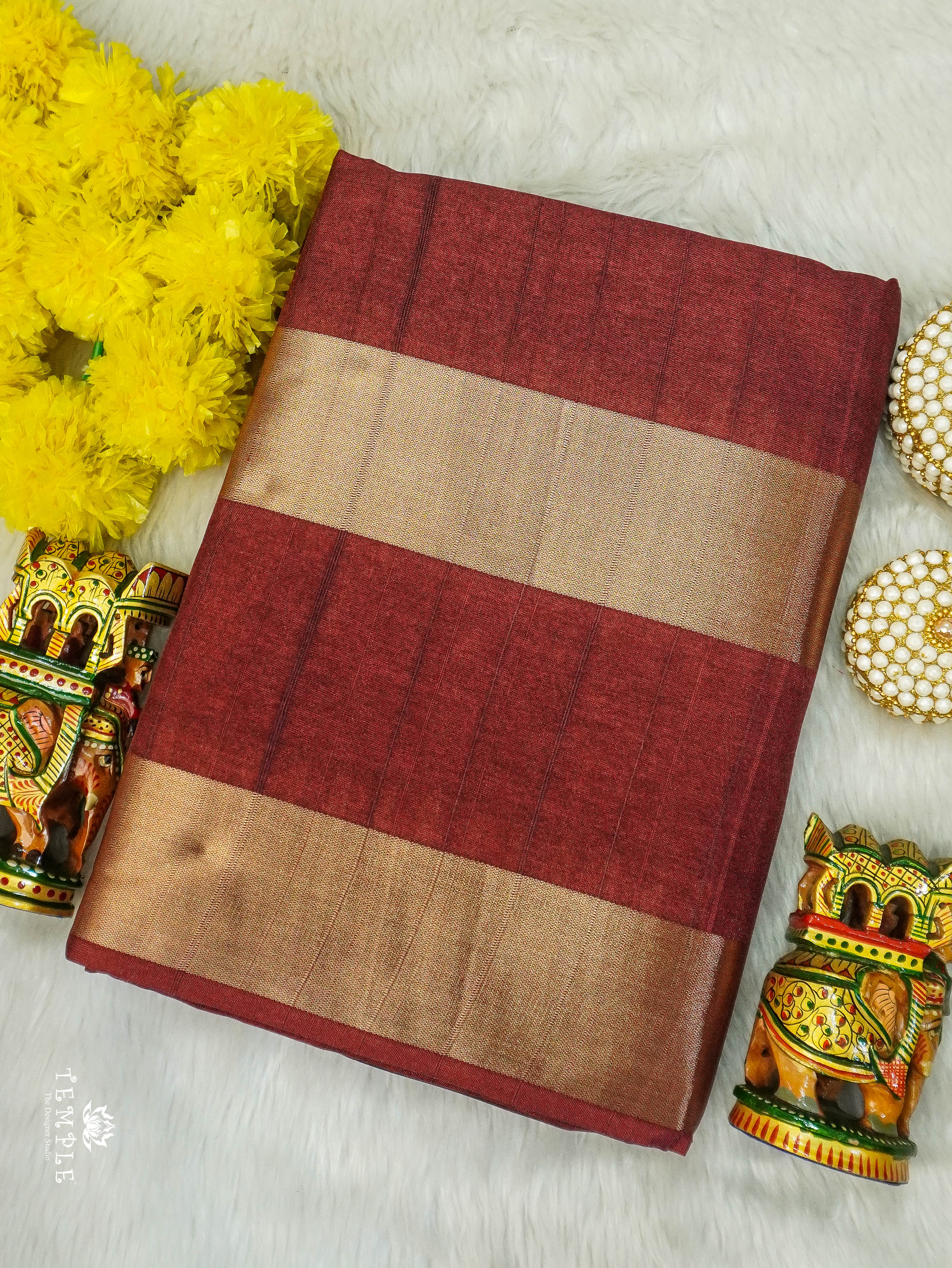 Handloom Matka Silk Saree | TTDS3119