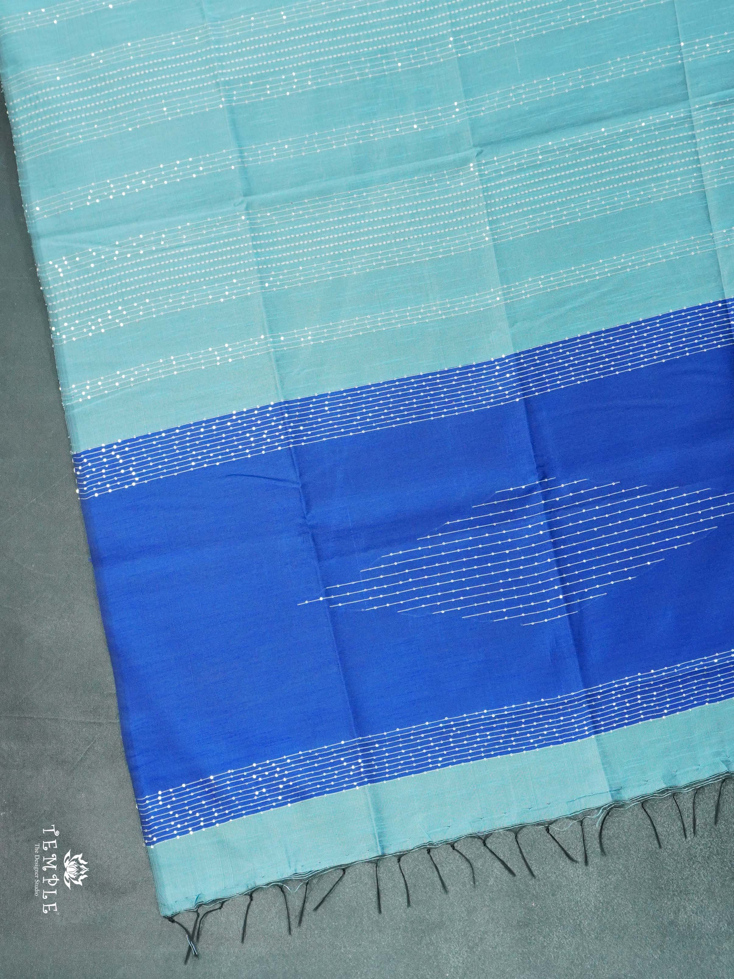 Raw Silk Saree with sequins Work | TTDS2100