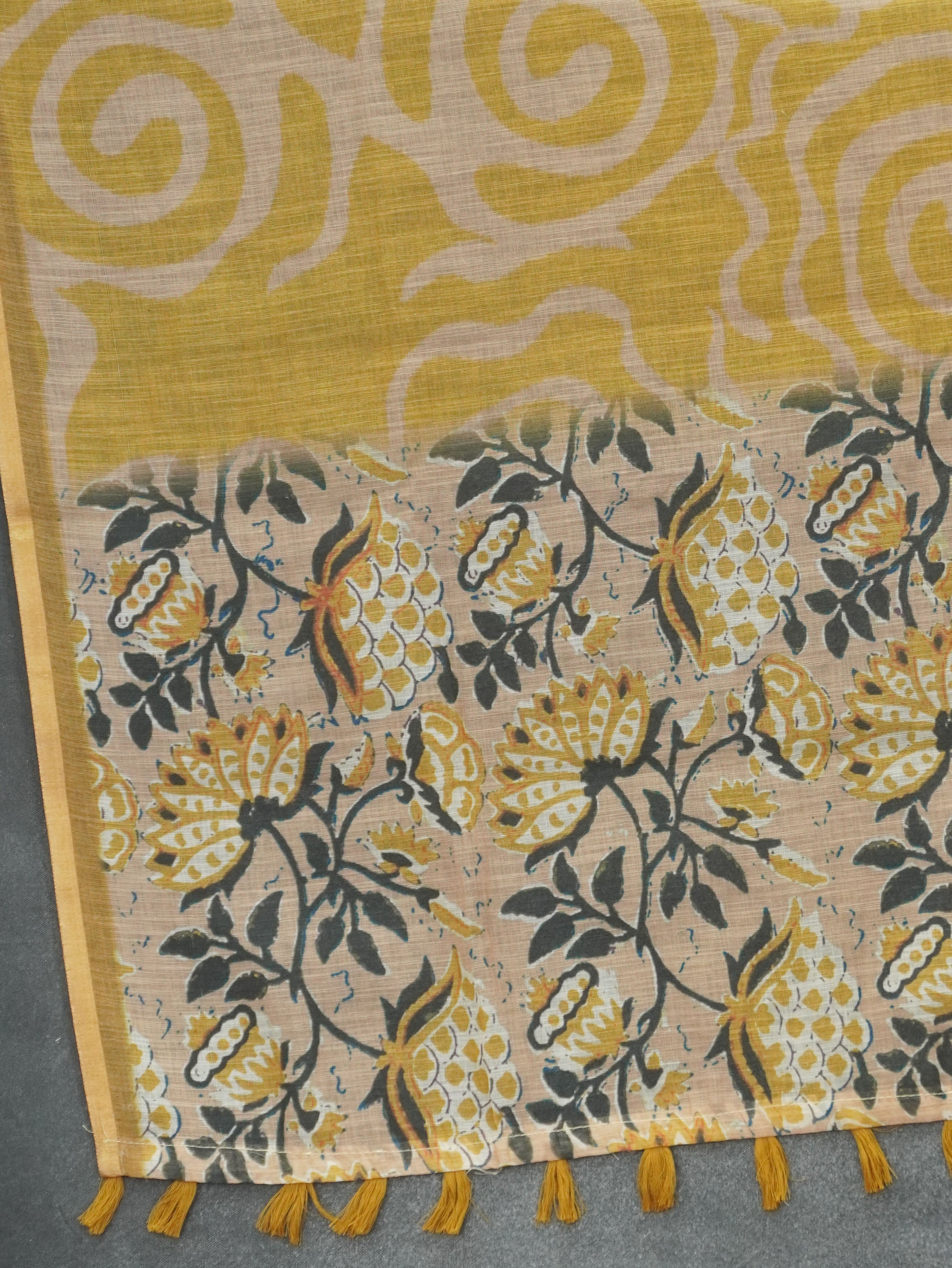 Linen Cotton Saree | TTDS3544