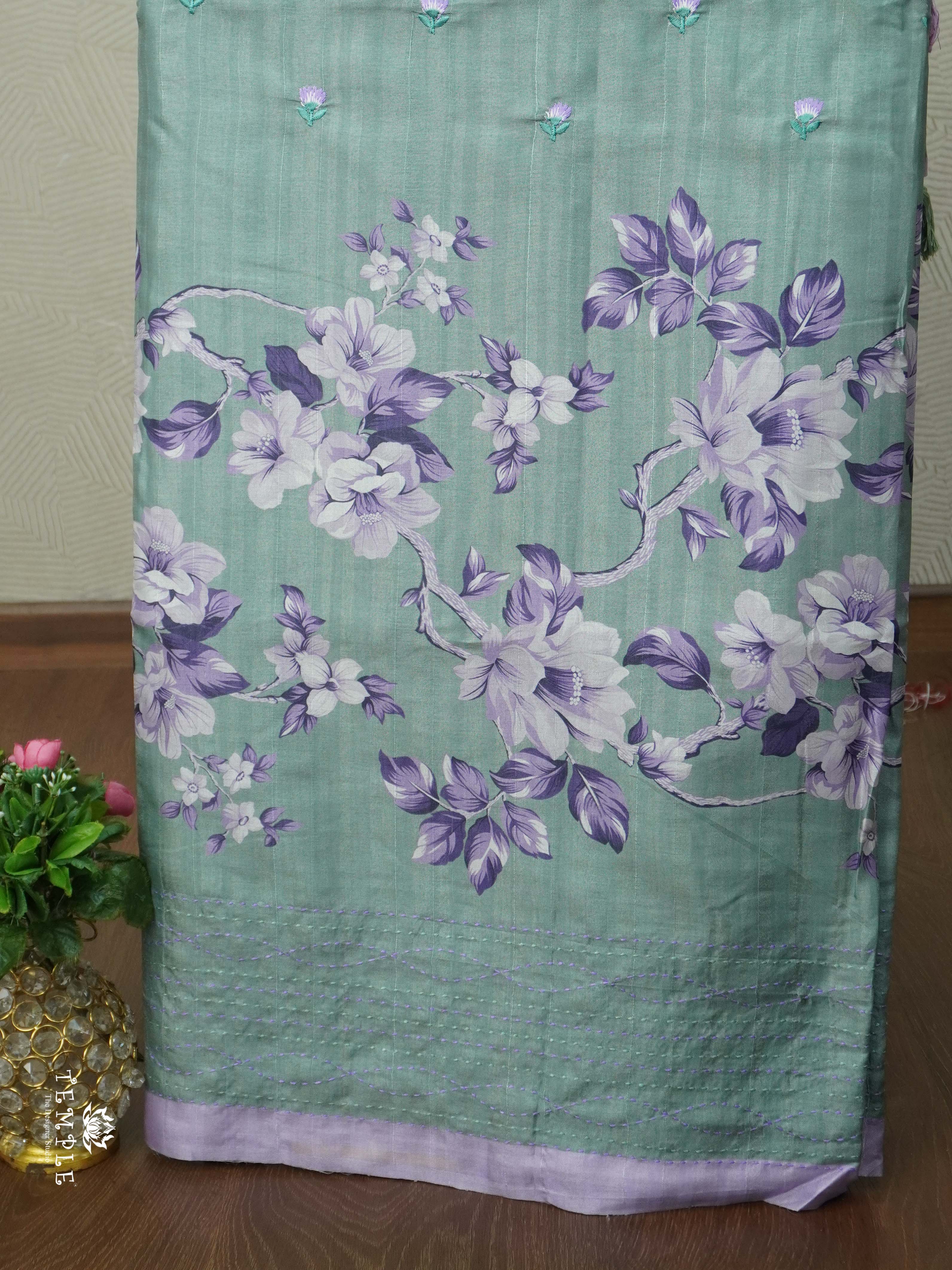 Embroidered Art Silk Saree | TTDS2630