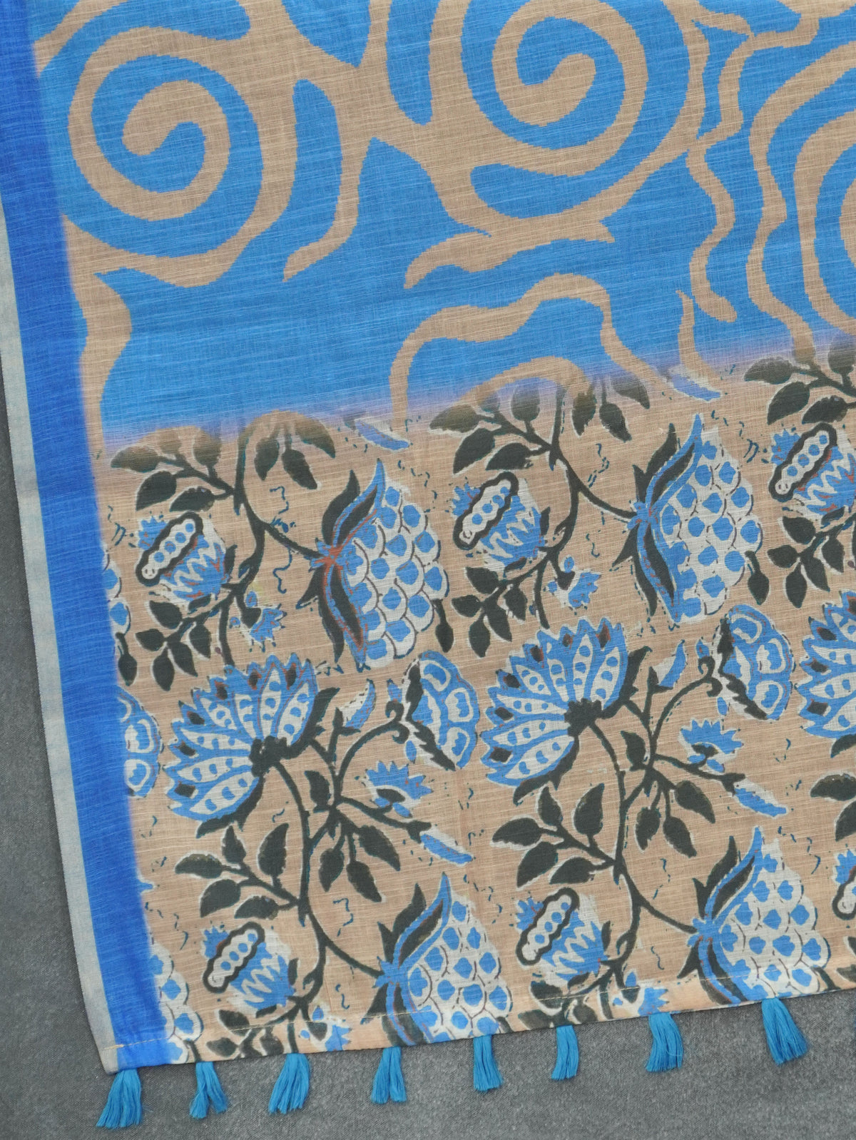 Linen Cotton Saree | TTDS3544