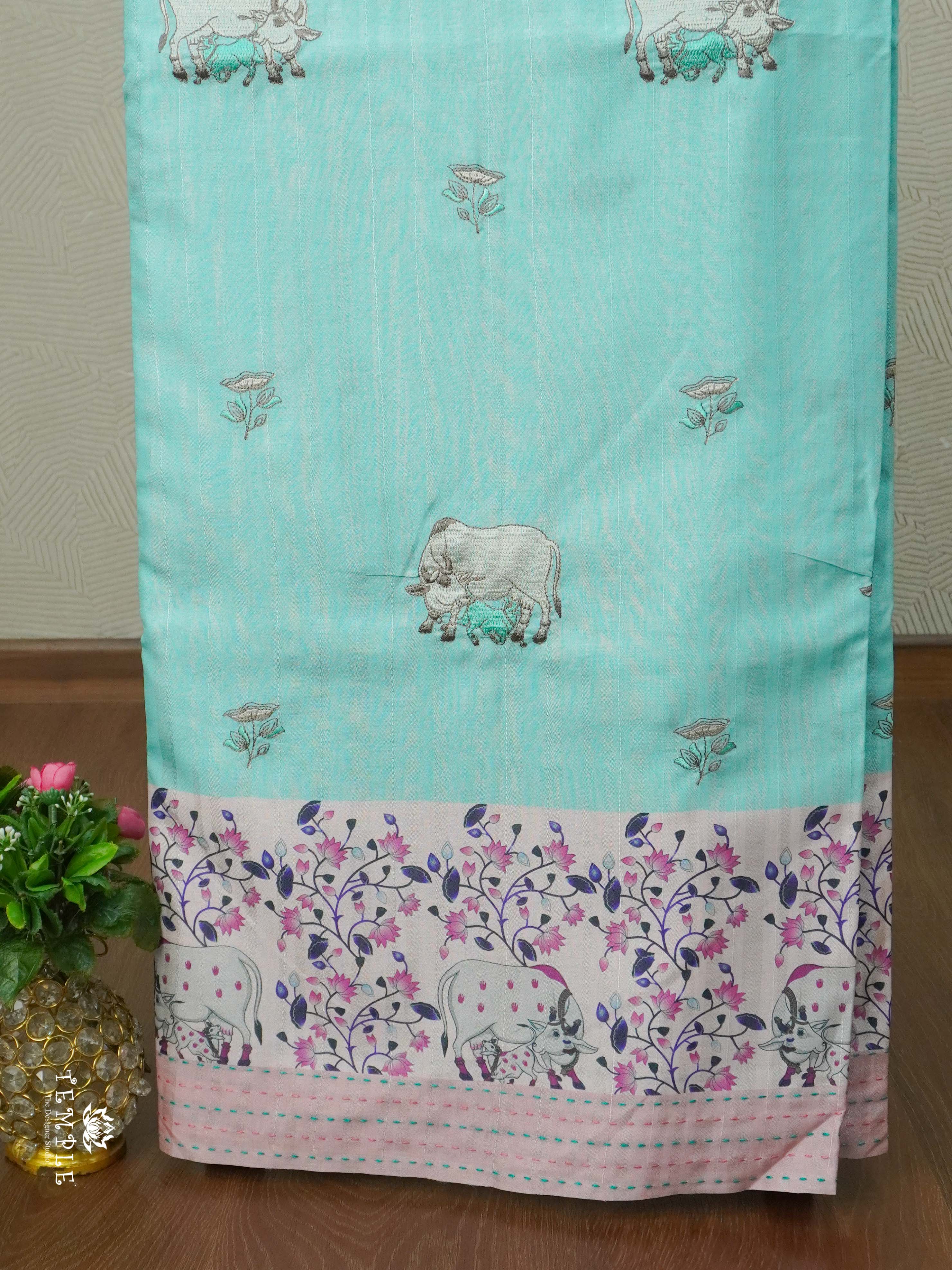 Printed Matka Silk Saree | TTDS2629