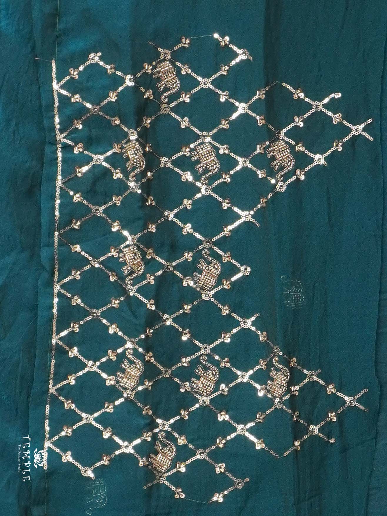 Designer Saree With Work Blouse | TTDS2646