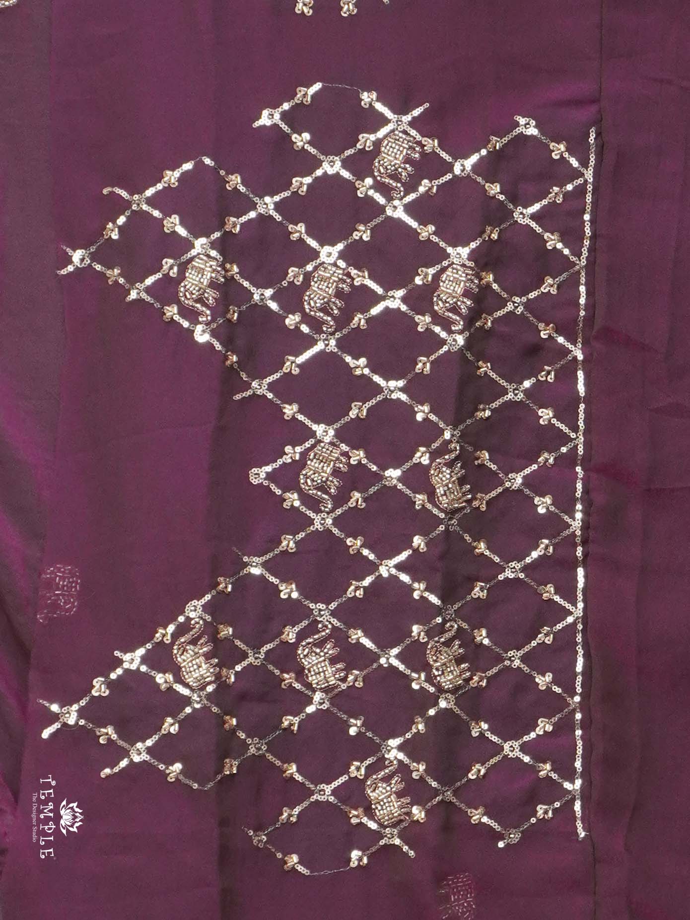 Designer Saree With Work Blouse | TTDS2646