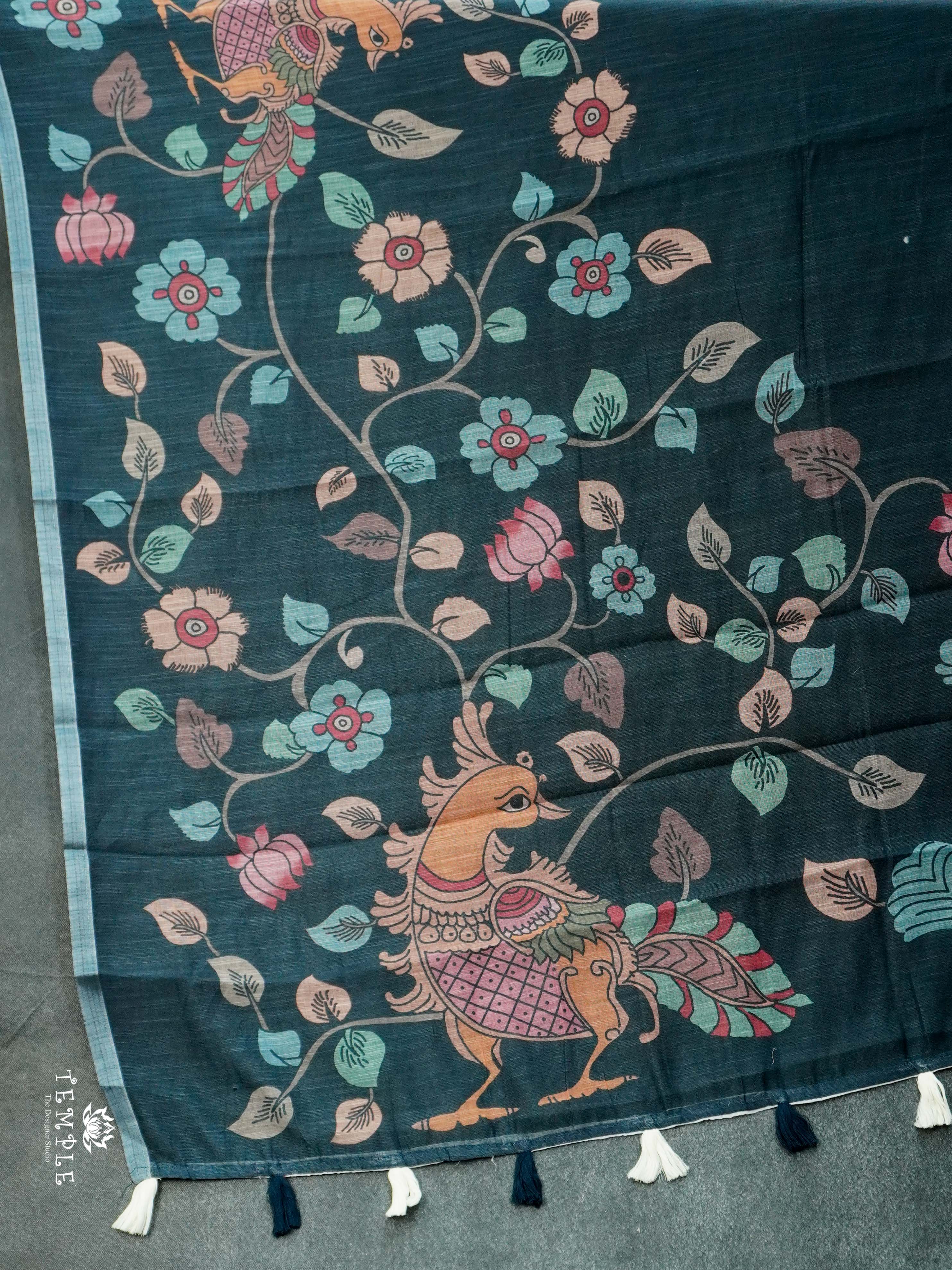 Linen Cotton Saree | TTDS2635