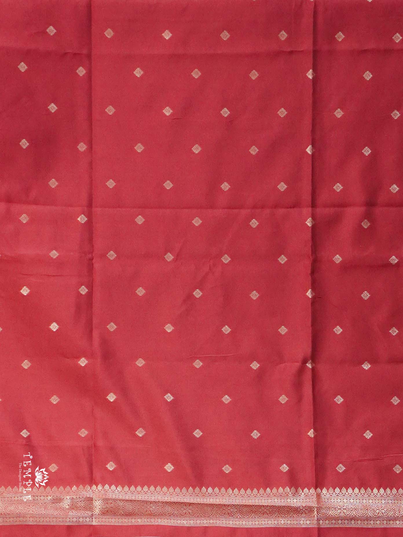 Semi Silk Saree With Zari Weaving Border | TTDS2642